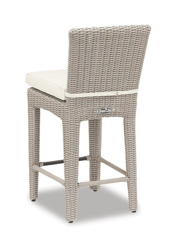 Manhattan Counter Stool in Linen Canvas w/ Self Welt - Remutear