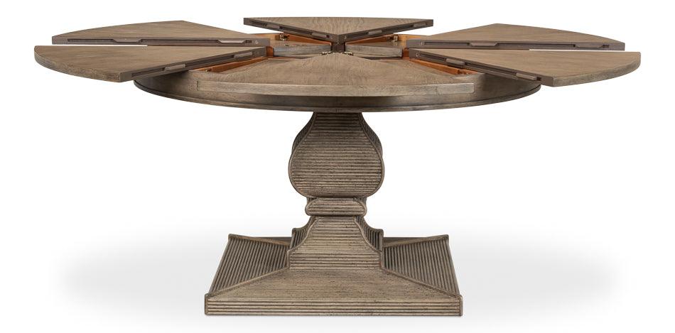 Kelso Equestrian Jupe Dining Table - Grey - Remutear