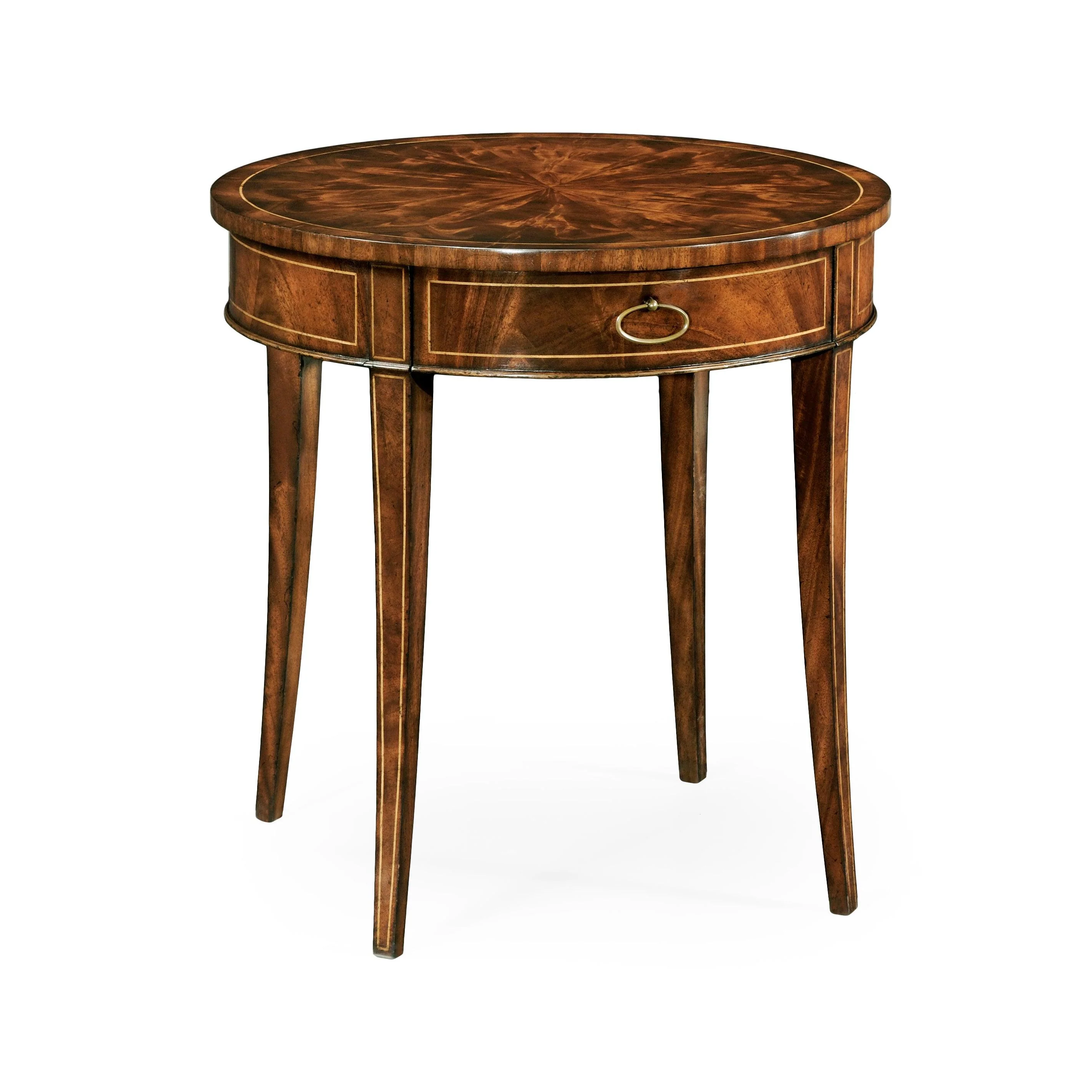 Buckingham Round Mahogany Side Table - Remutear