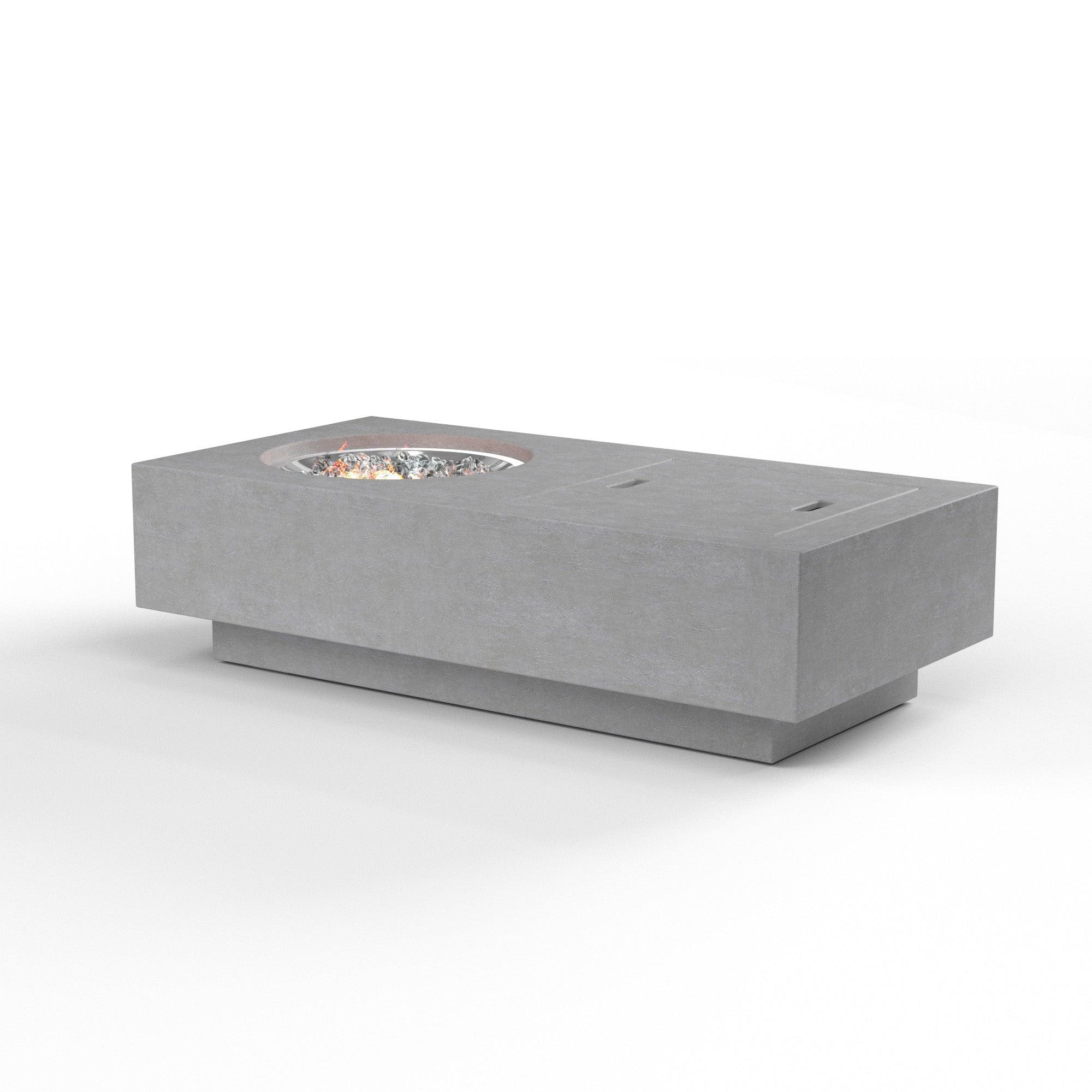 Gravelstone Rectangular Fire Table with Self Contained Tank - Remutear