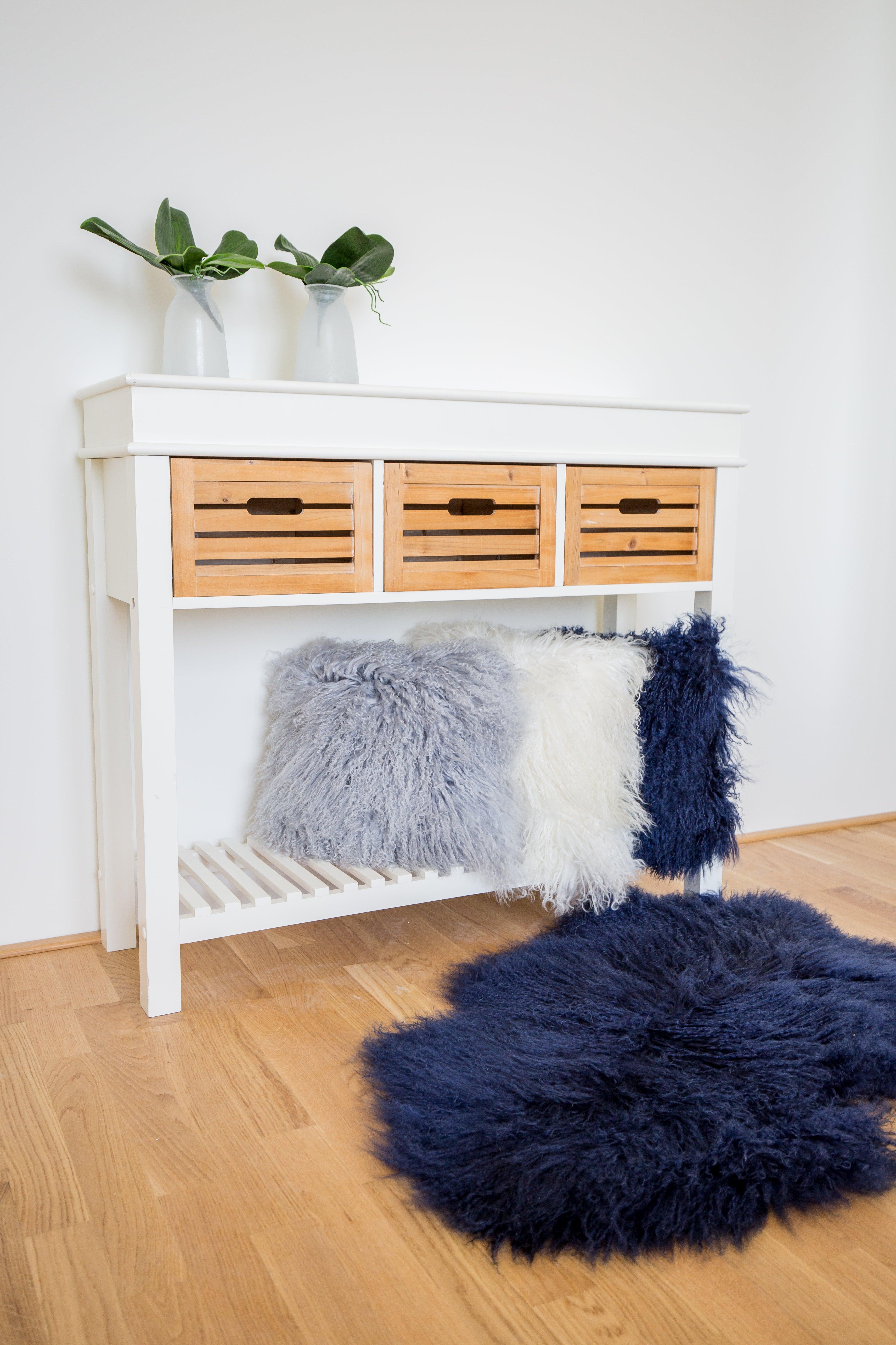 Tibetan Long Wool Sheepskin Single Pelt - Remutear