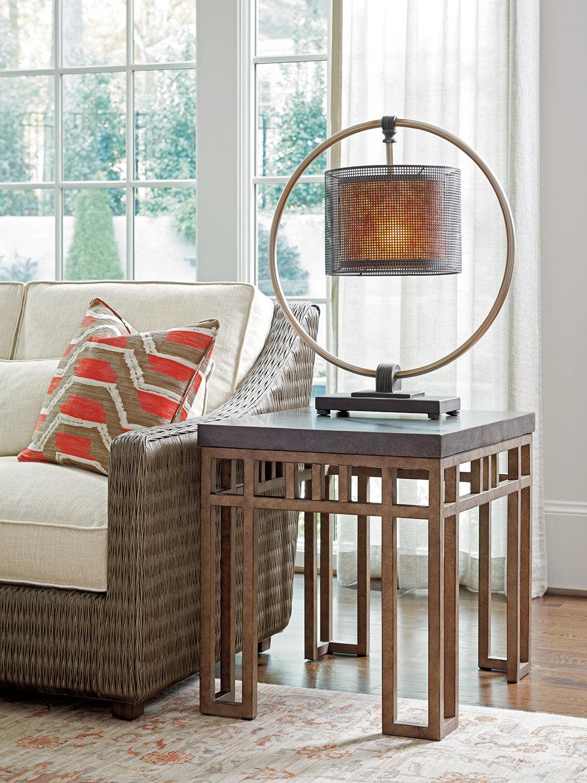 Cypress Point Montera Travertine End Table - Remutear