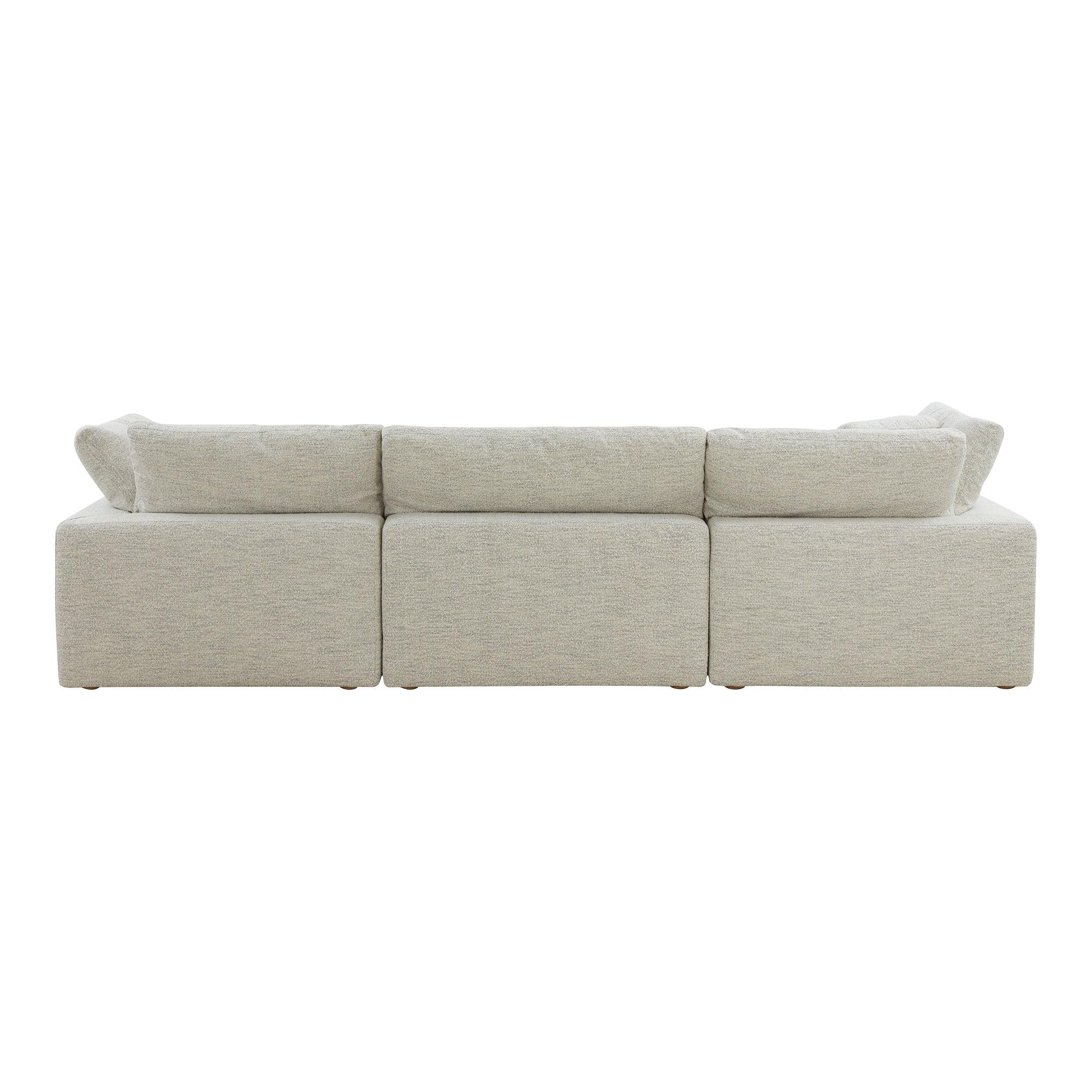 Clay Lounge Modular Performance Fabric Coastside Sand - Remutear