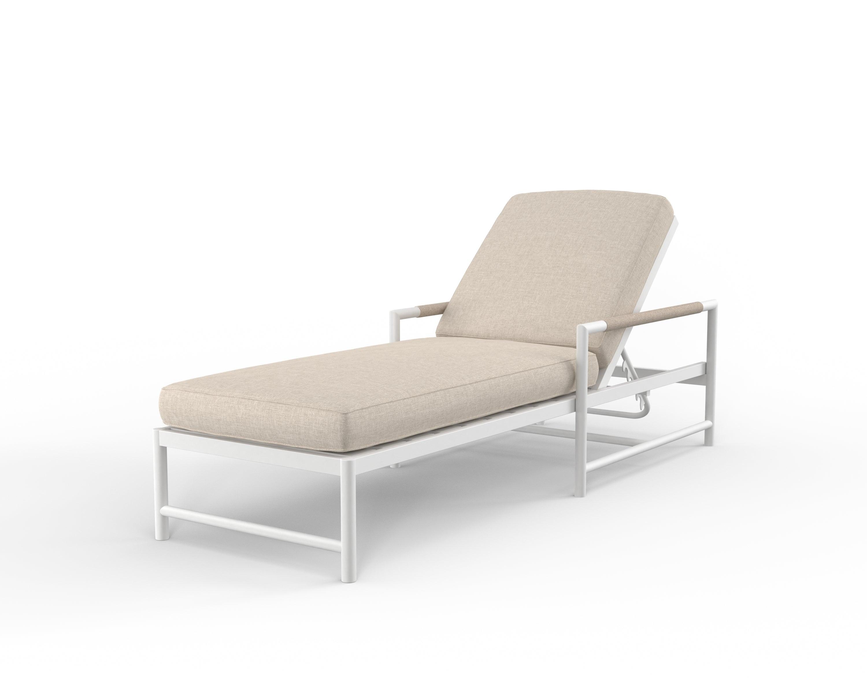 Sabbia Chaise in Echo Ash, No Welt - Remutear