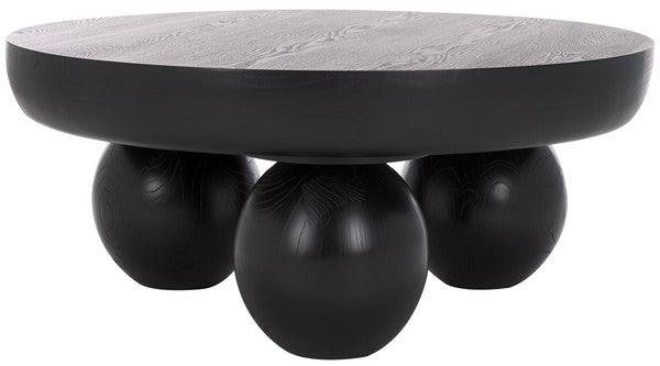 Hayliette Round Wood Coffee Table - Remutear