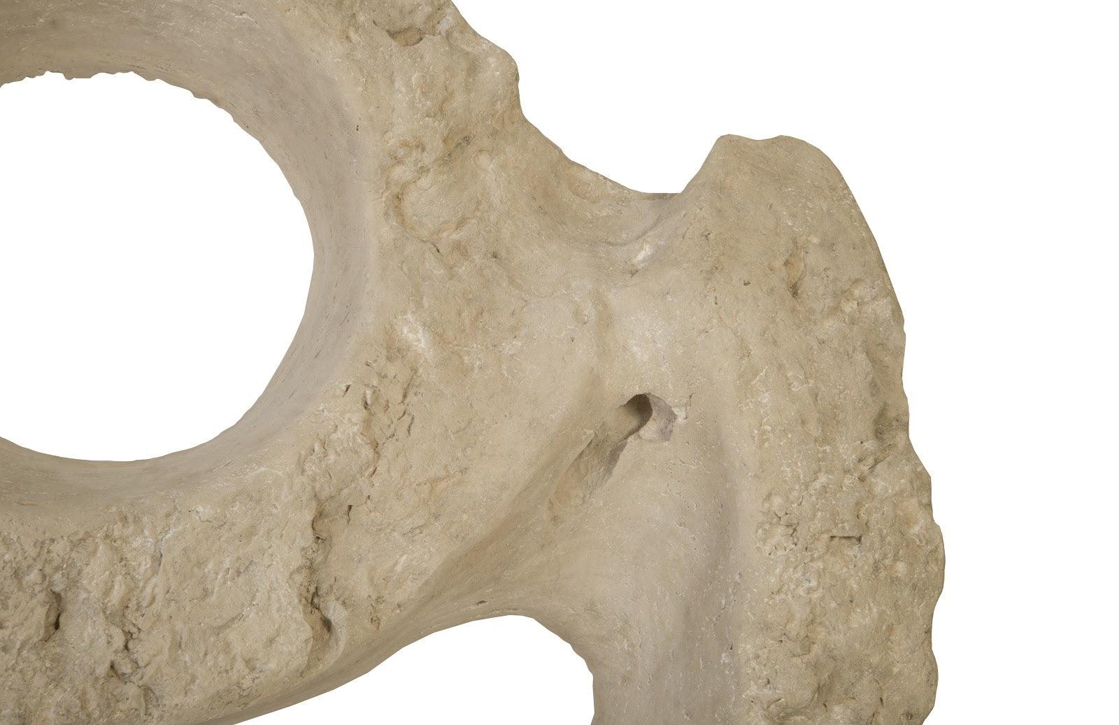 Colossal Cast Stone Sculpture, Double Hole, Roman Stone - Remutear