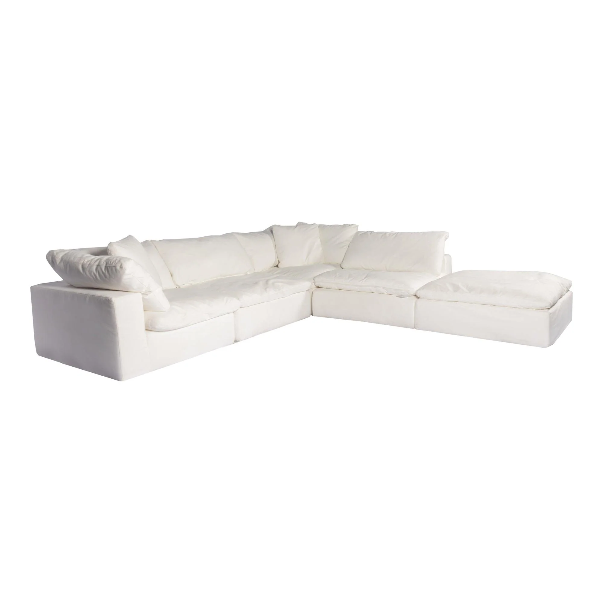 Clay Dream Modular Sectional Performance Fabric White - Remutear