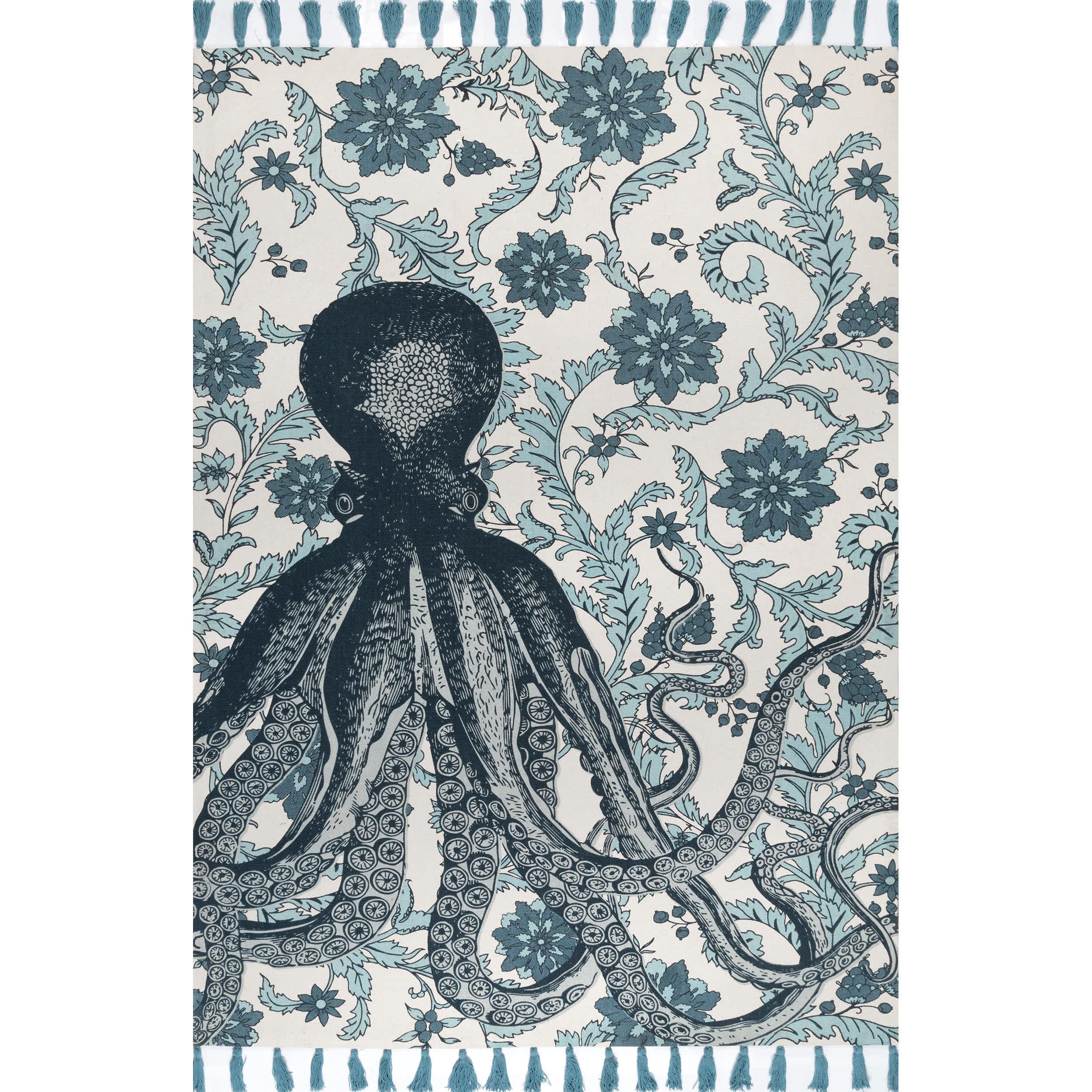 Thomas Paul Flatweave Cotton Octopus - Remutear