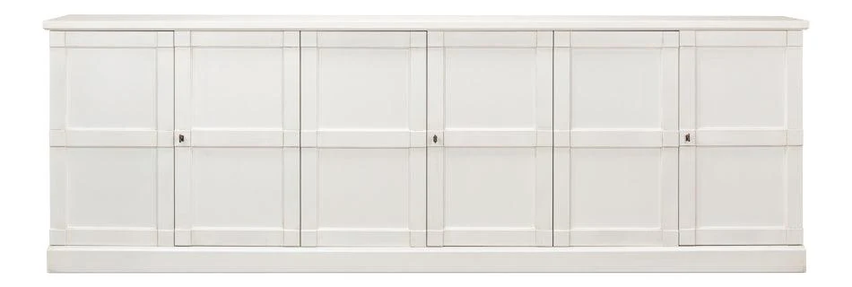 Luciana 6 Wood Dr Buffet 112 Cortina Wh - Remutear