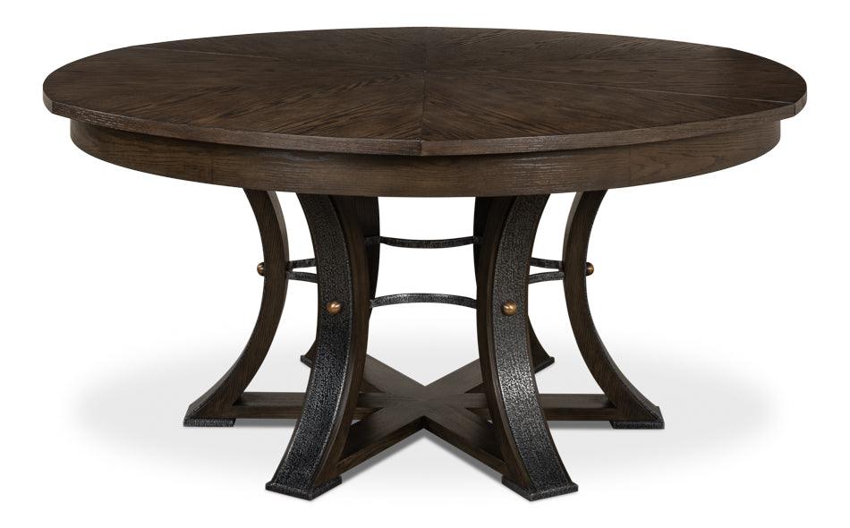 Tower Jupe Dining Table - Lg Artisan Grey - Remutear