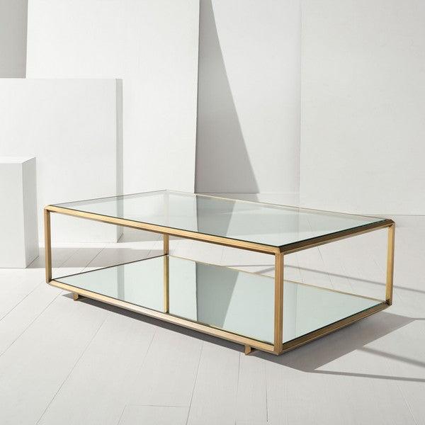 FLORABELLA MIRRORED COFFEE TABLE - Remutear