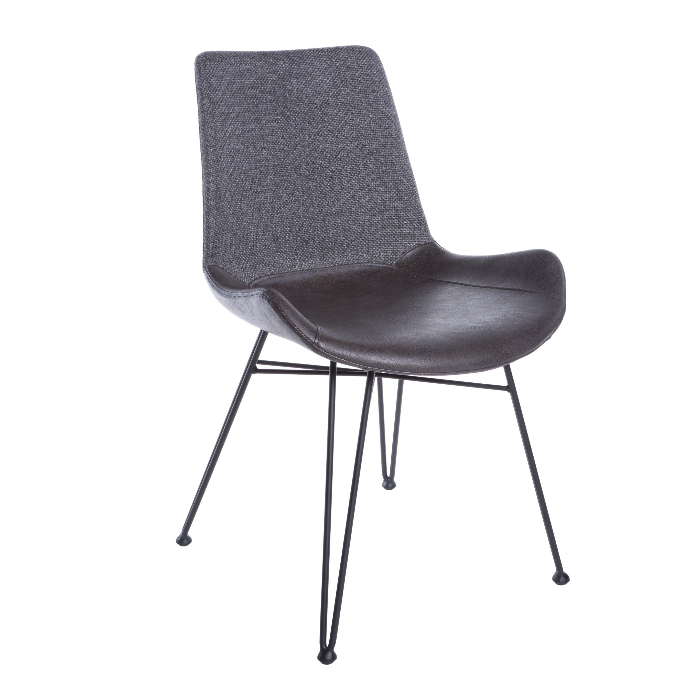 Alisa Side Chair in Dark Gray - Set of 2 - Remutear