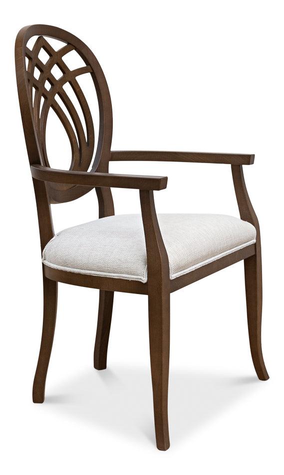 Goccia Arm Chair - Driftwood - Oatmeal - Remutear