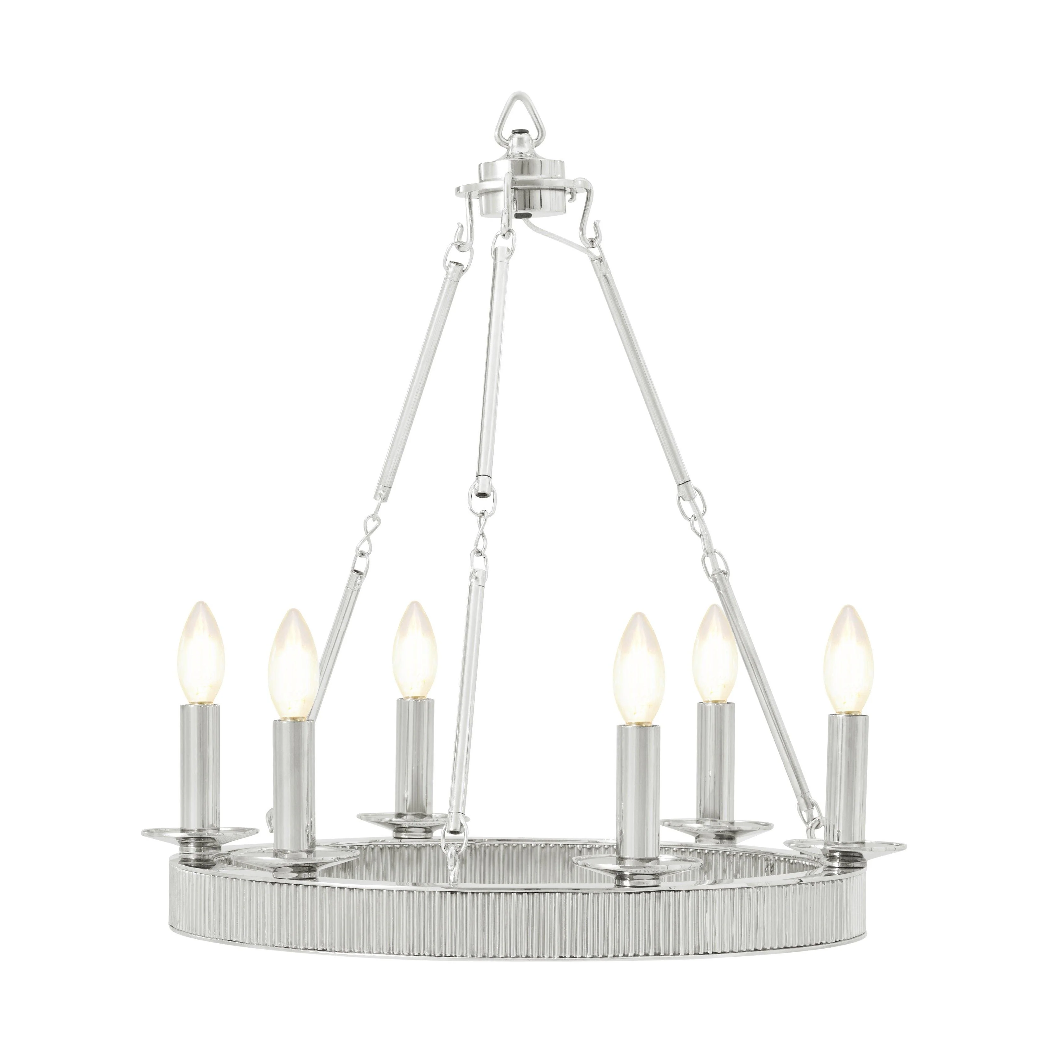 Simon Piccola Round 6 Light Chandelier - Remutear