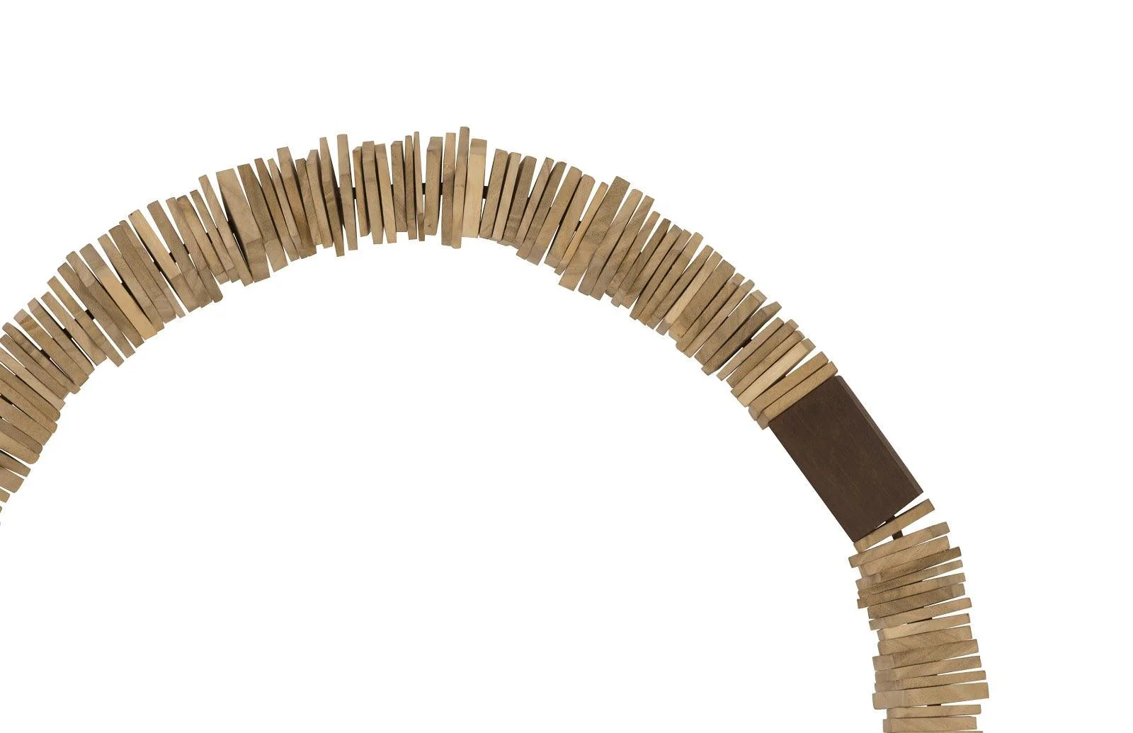 Stacked Wall Ring,  Bleached, LG - Remutear