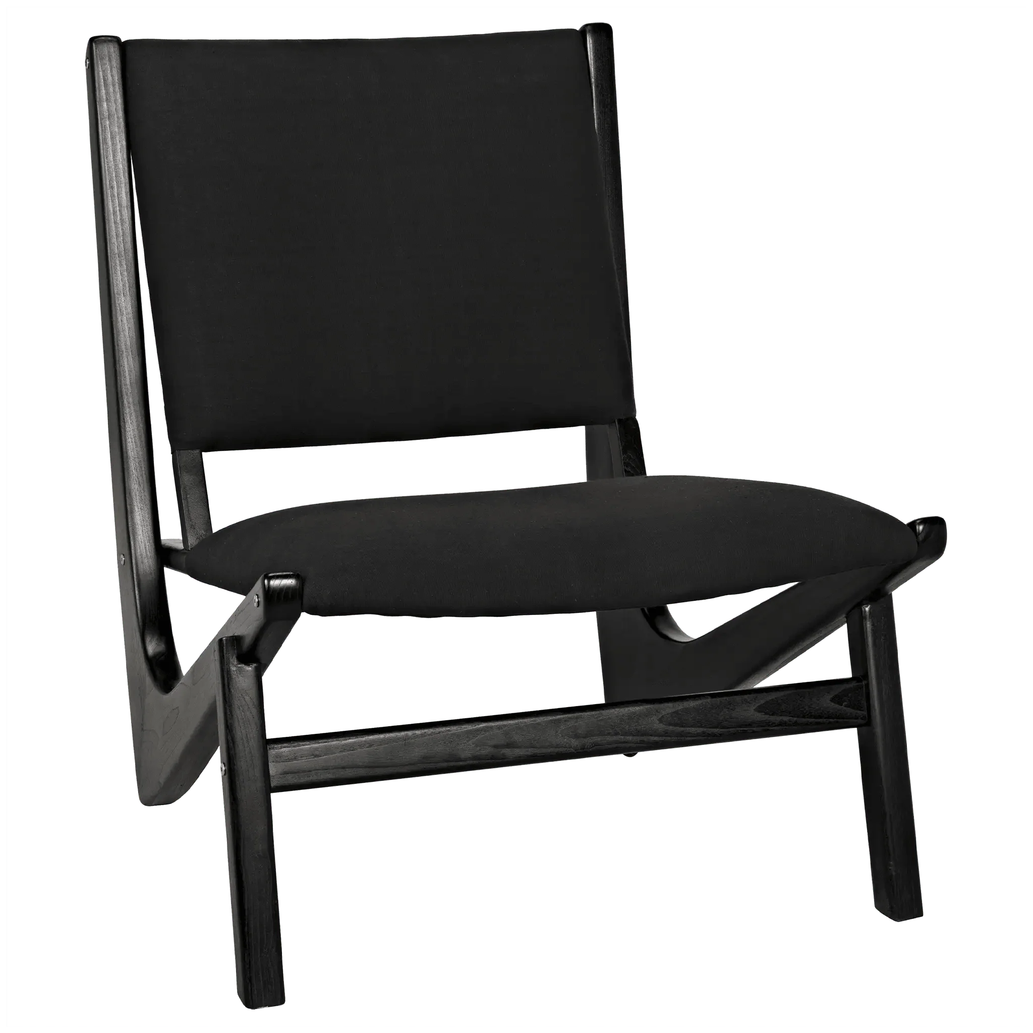 Boomerang Chair, Charcoal Black - Remutear