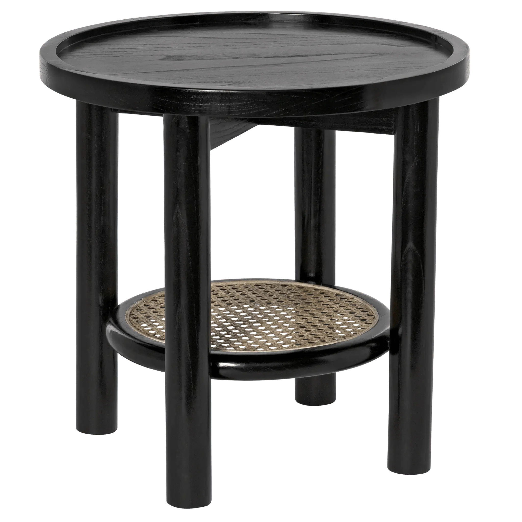 Hide Away Side Table, Charcoal Black - Remutear
