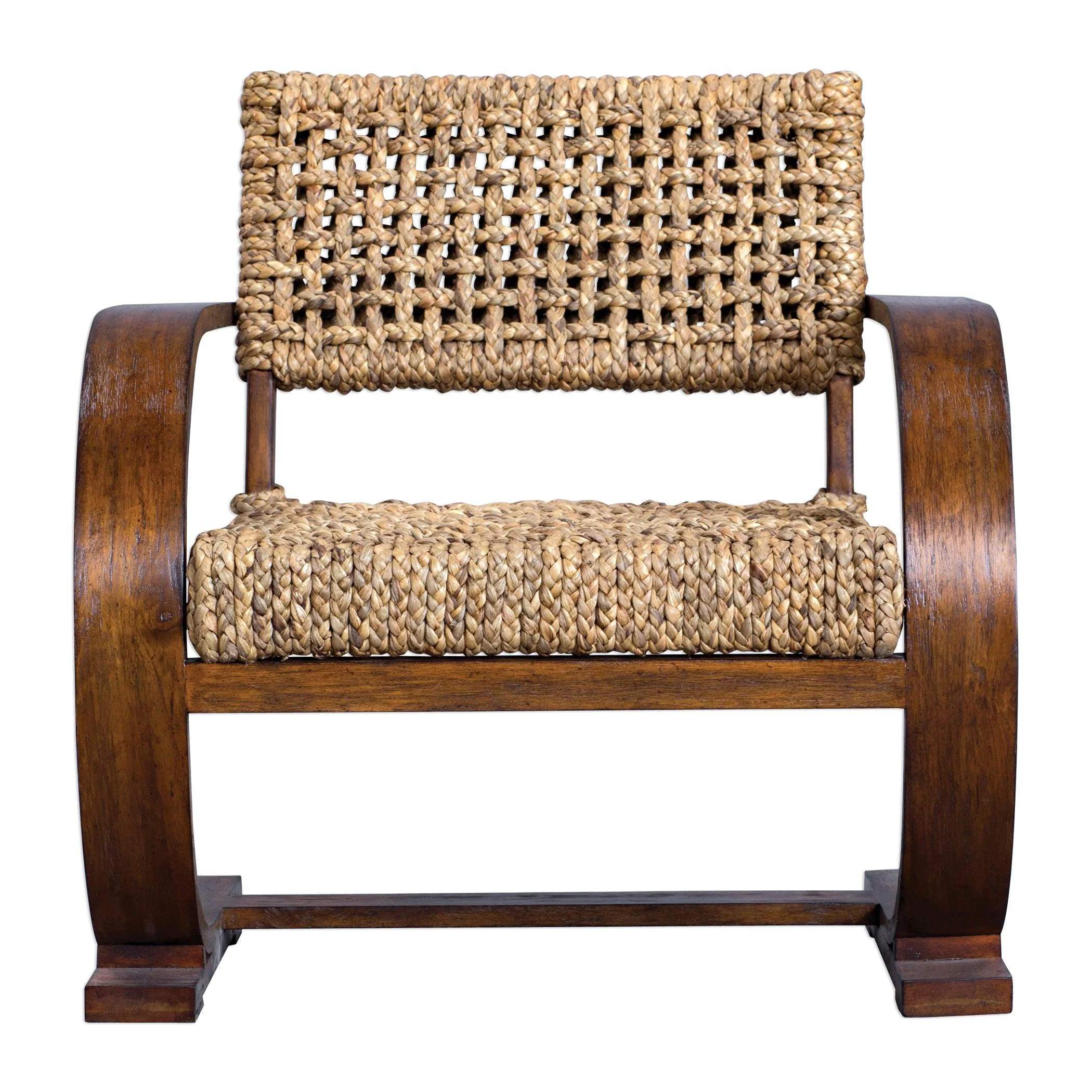 Rehema Natural Woven Accent Chair - Remutear