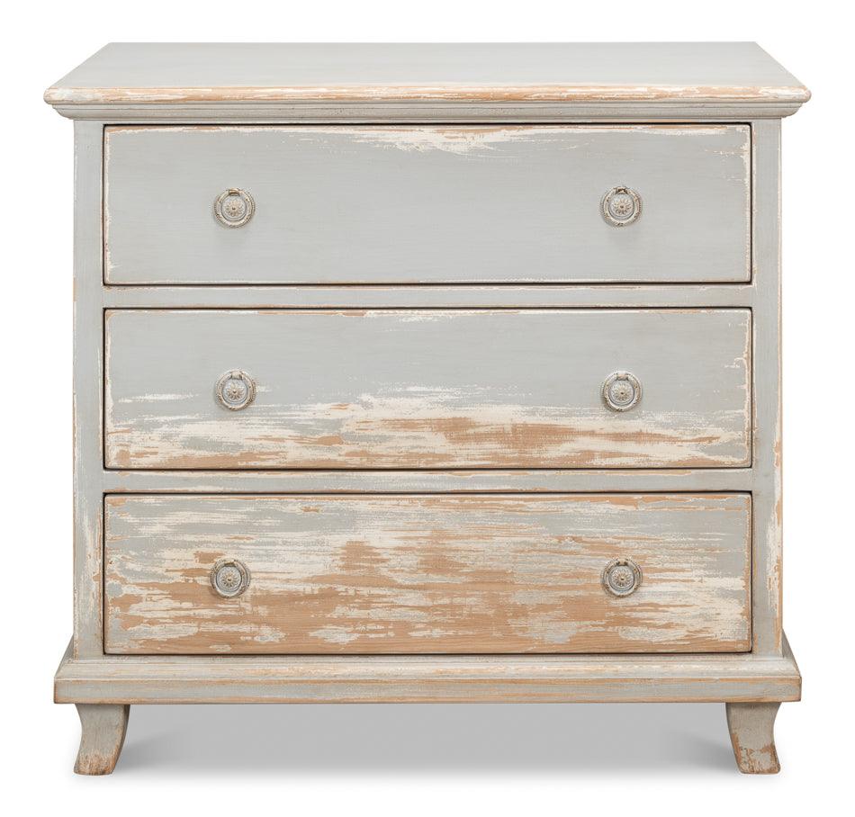 Petit Maison Commode Grey & White - Remutear