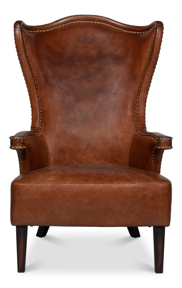 Drake Distilled Leather Chair - Remutear