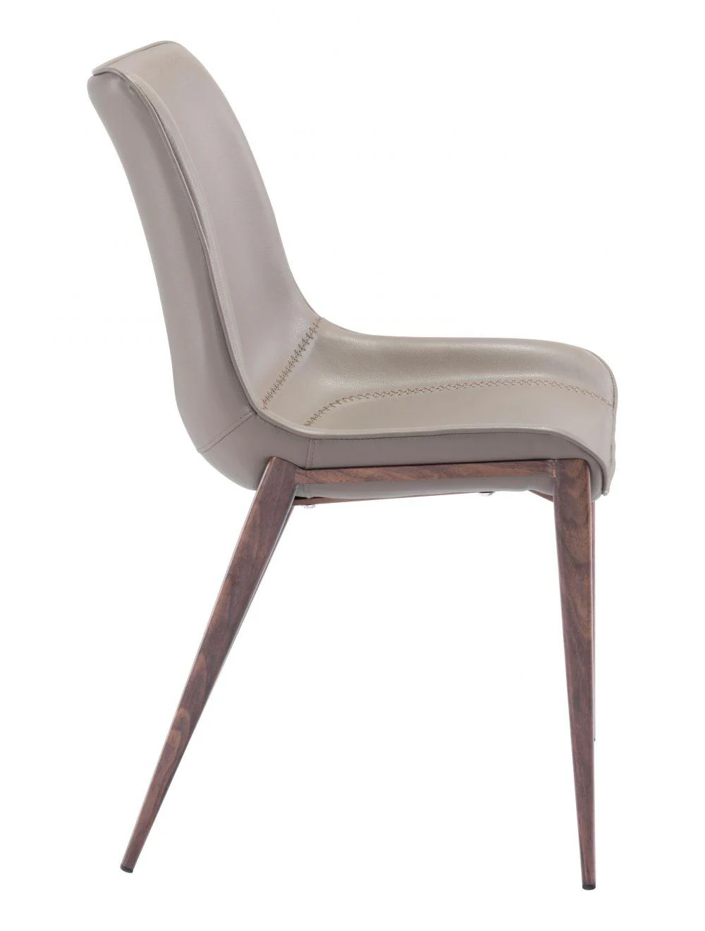 Magnus Dining Chair (Set of 2) Gray & Walnut - Remutear