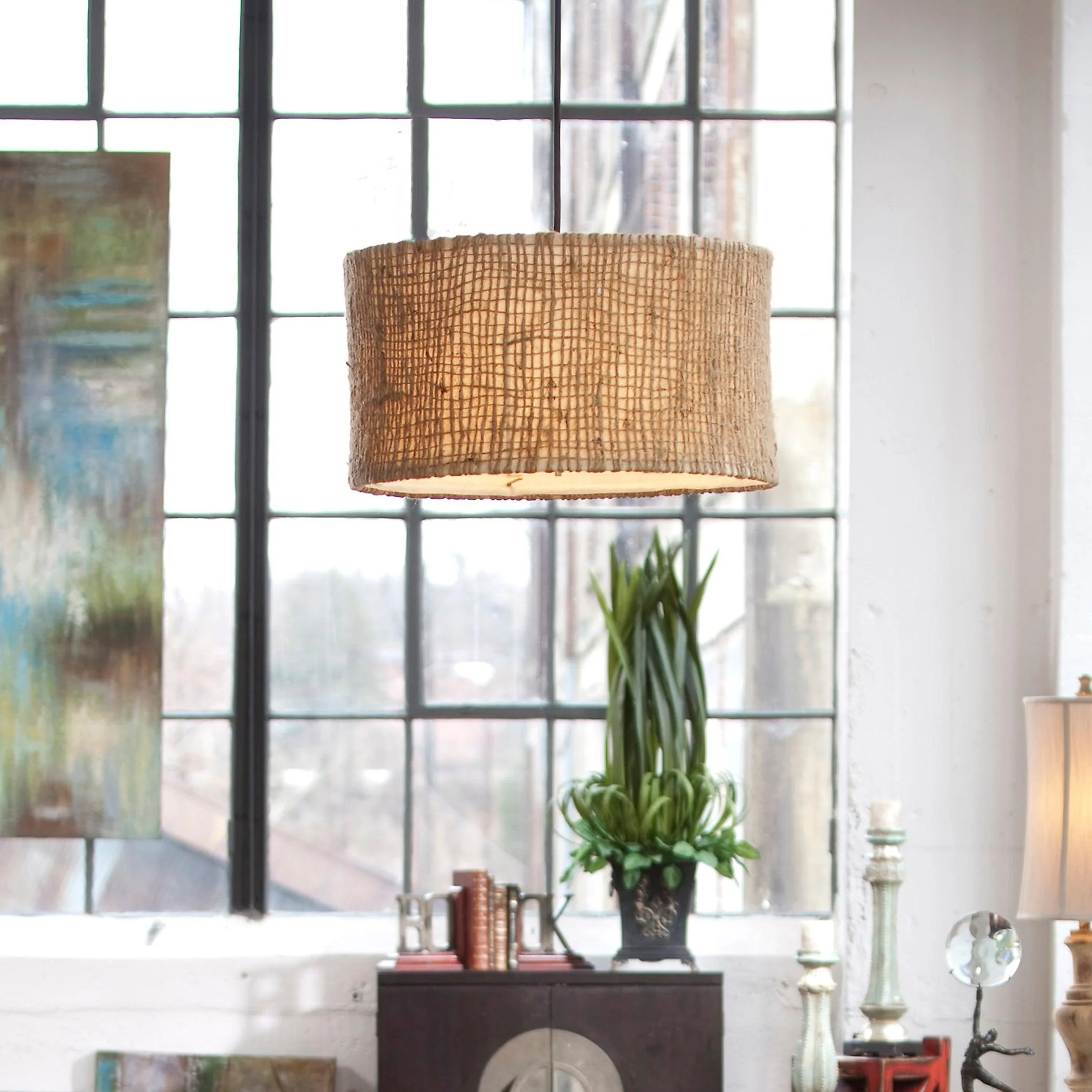 BURLESON 3 LIGHT DRUM PENDANT - Remutear