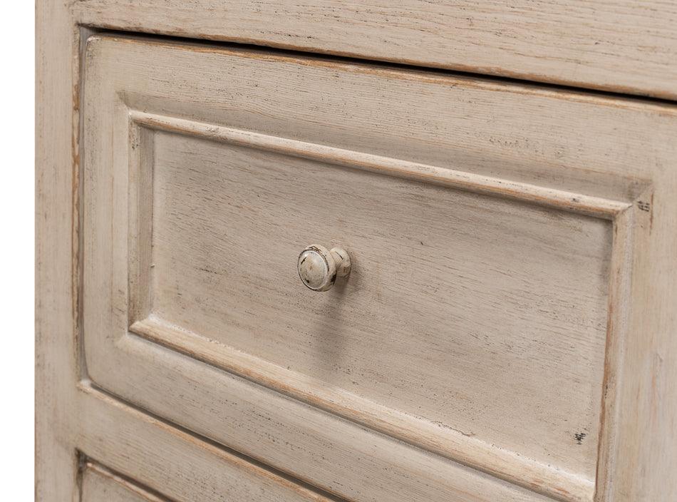 Ezra Three Drawer Commode - Stone Grey - Remutear