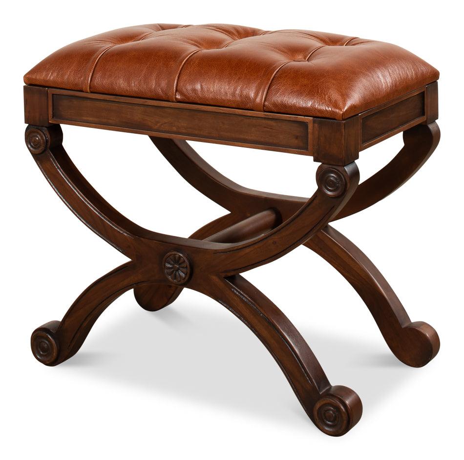 Empire Stool W/Leather - Remutear