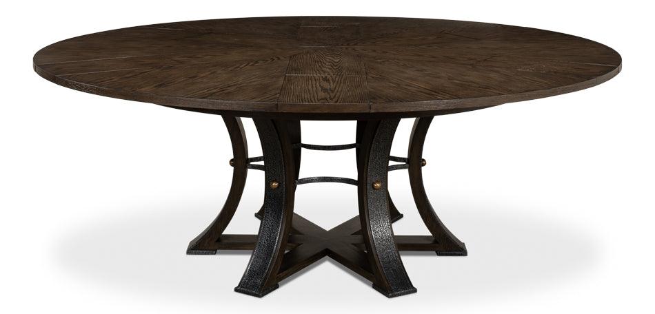 Tower Jupe Dining Table - Lg Artisan Grey - Remutear
