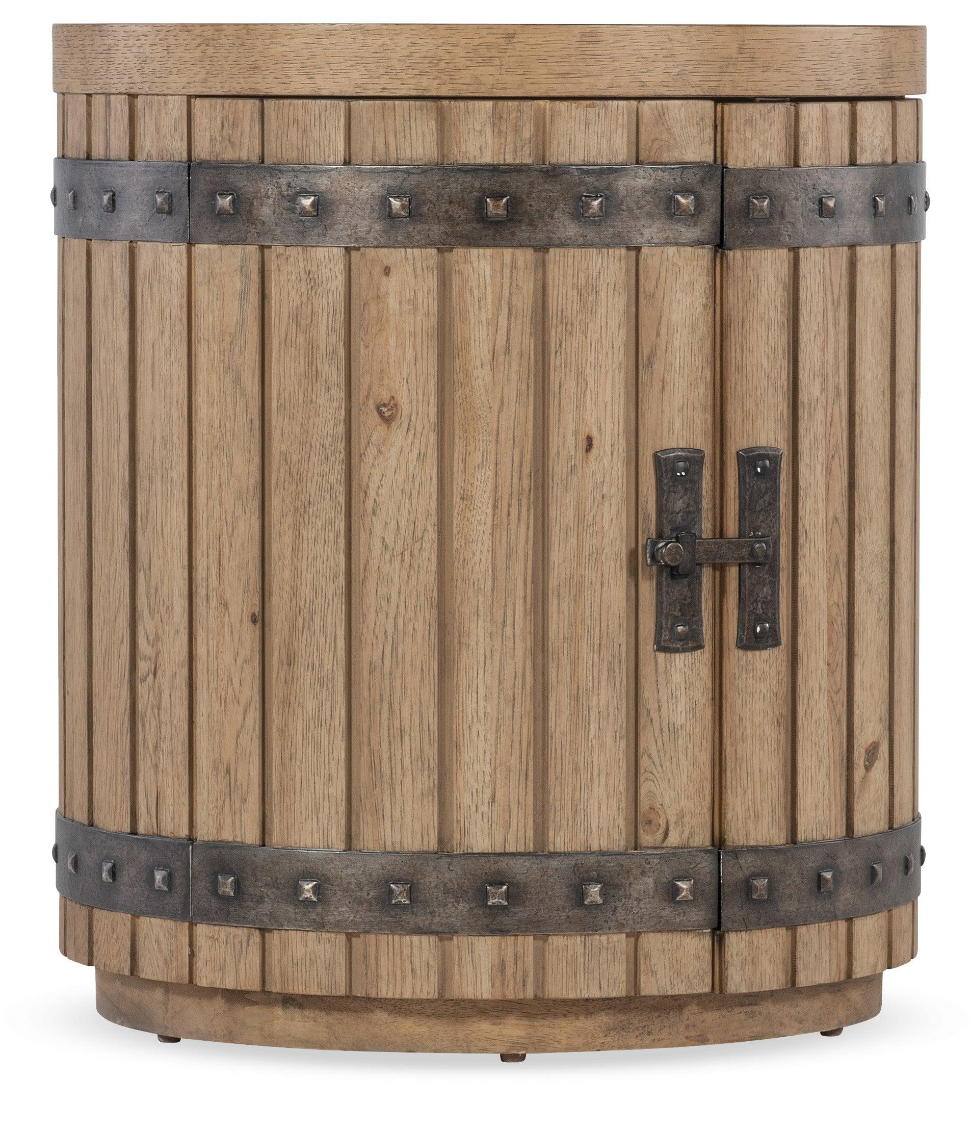 Vineyard Row Wine Barrel End Table - Remutear