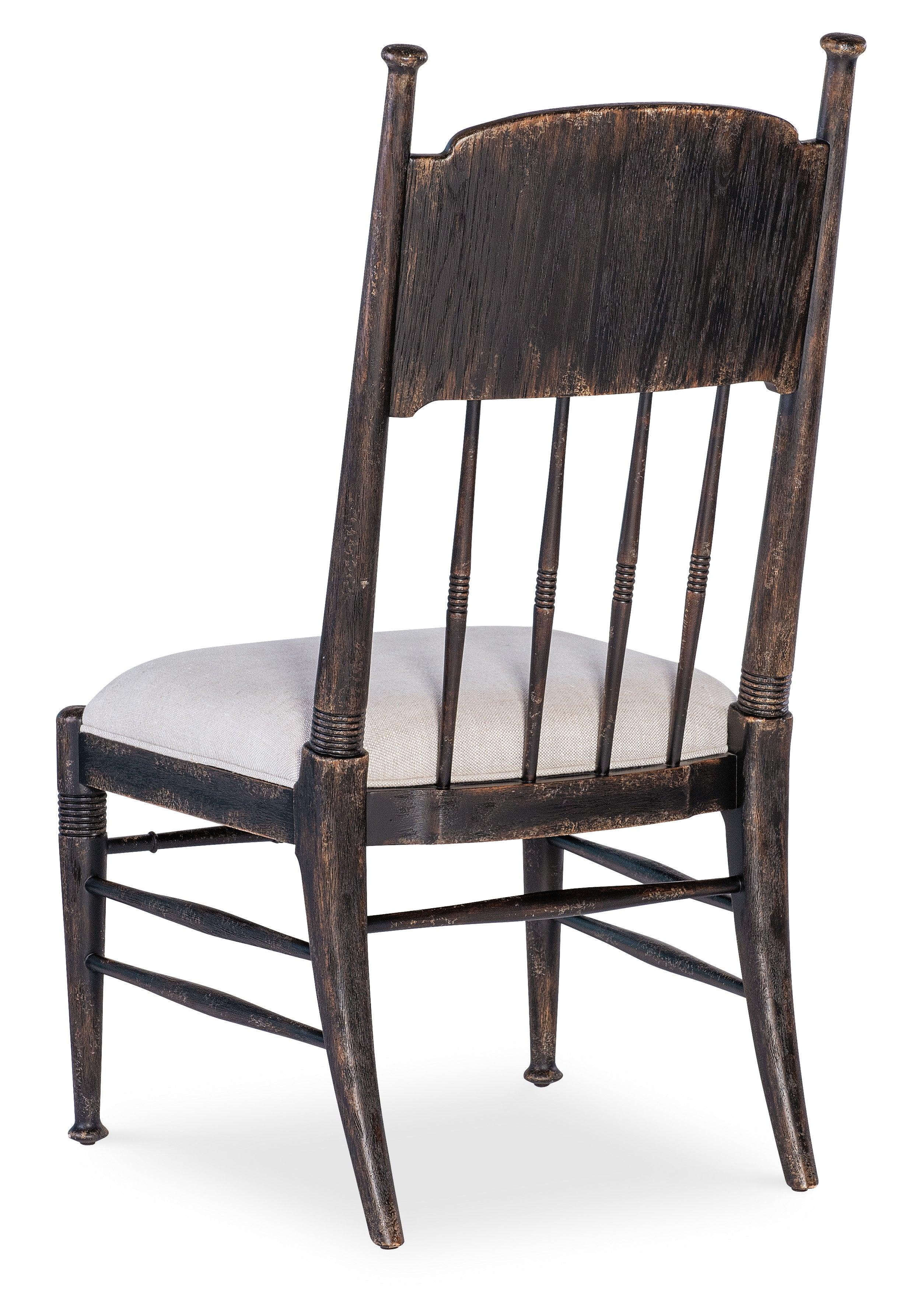 Americana Upholstered Seat Side Chair - Set of 2 - Molasses - Remutear