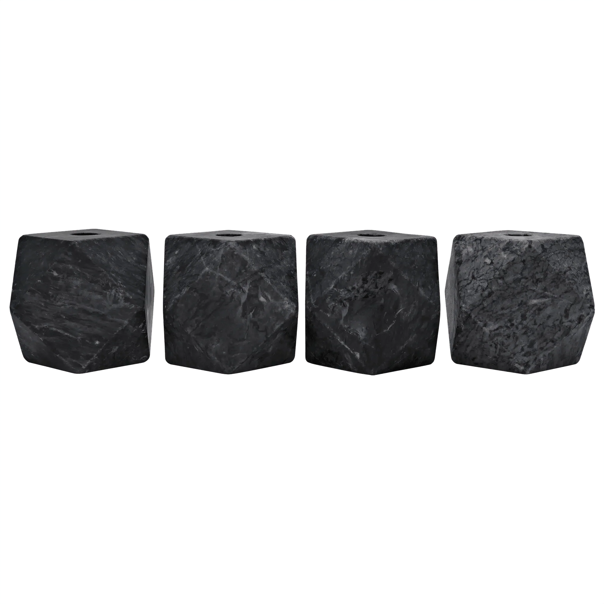 Polyhedron Decorative Candle Holder 1, Set of 4 - Remutear