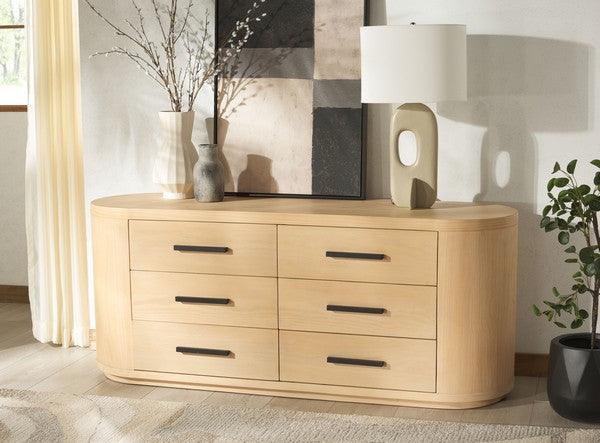 Lauryn Wood Oval Dresser - Remutear
