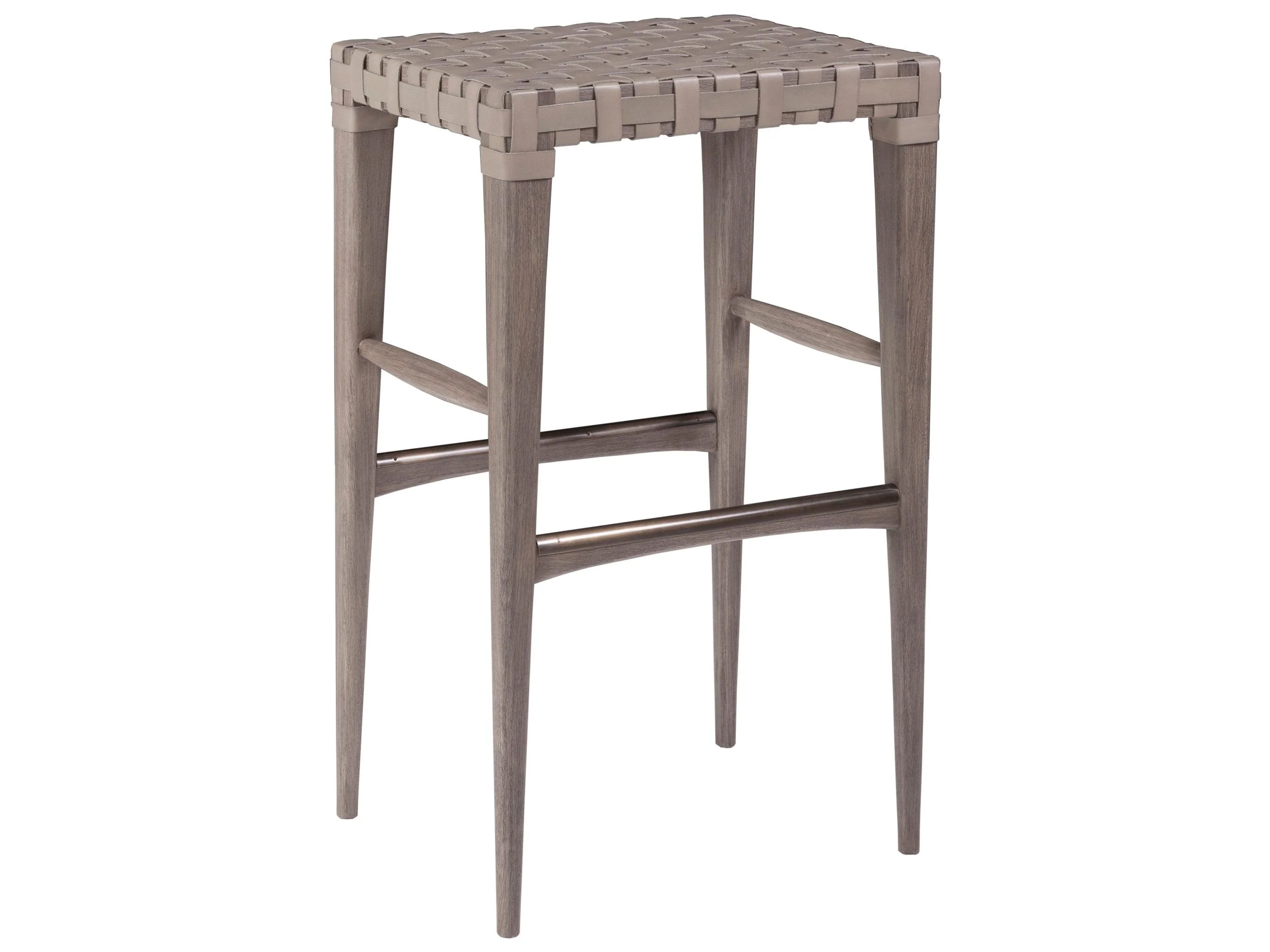 Cohesion Milo Leather Backless Bar Stool - Remutear
