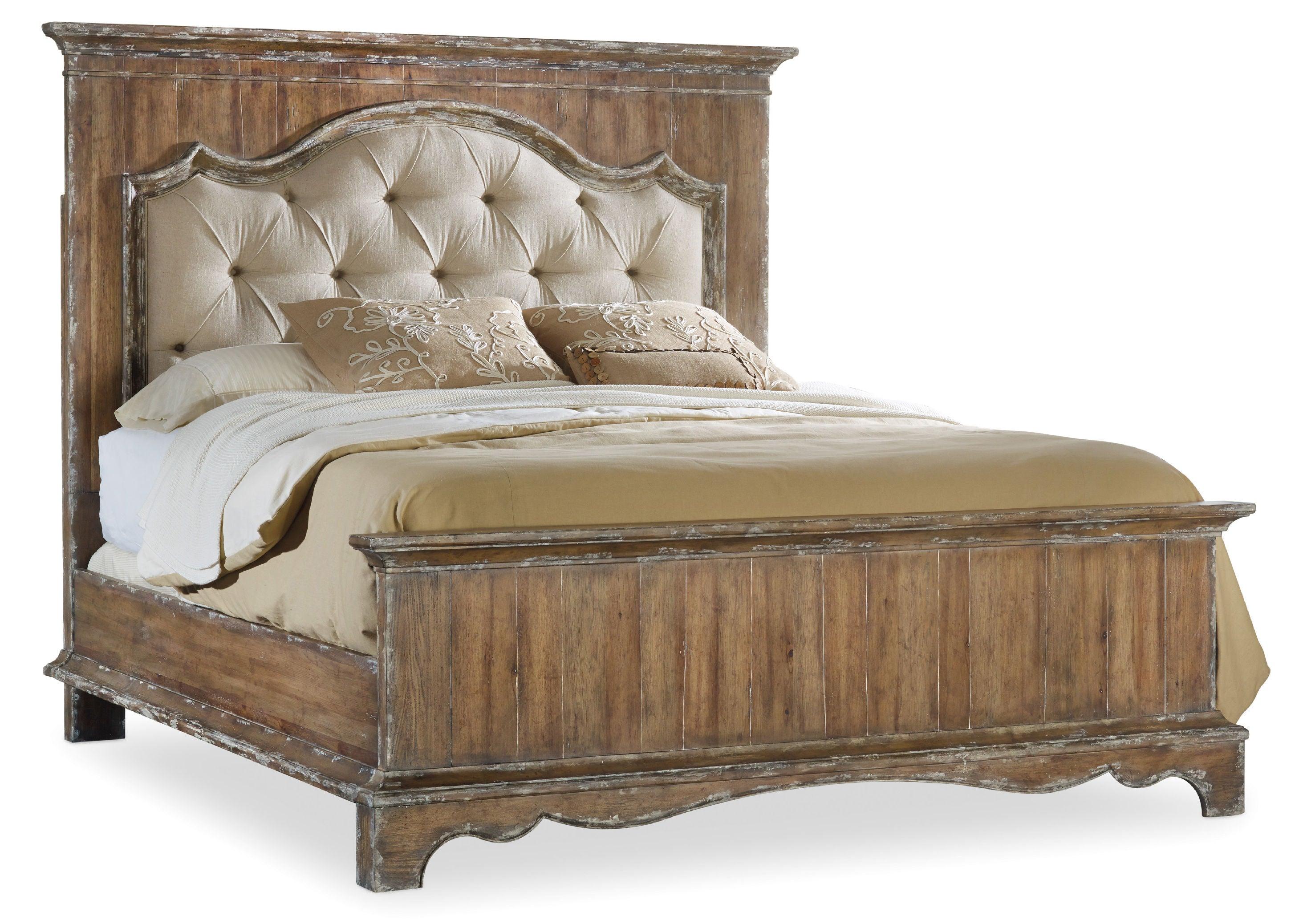 Chatelet Upholstered Mantle Panel Bed - Remutear