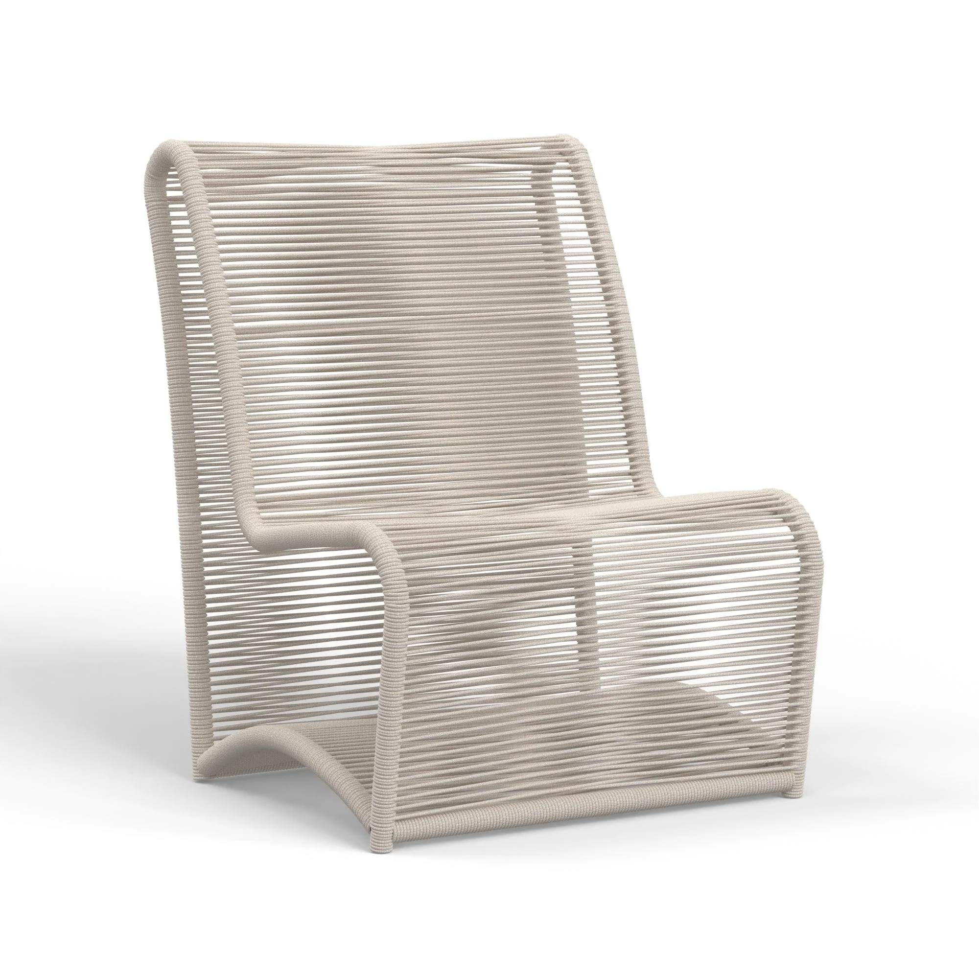 Bazaar Sand Armless Club Chair - Remutear