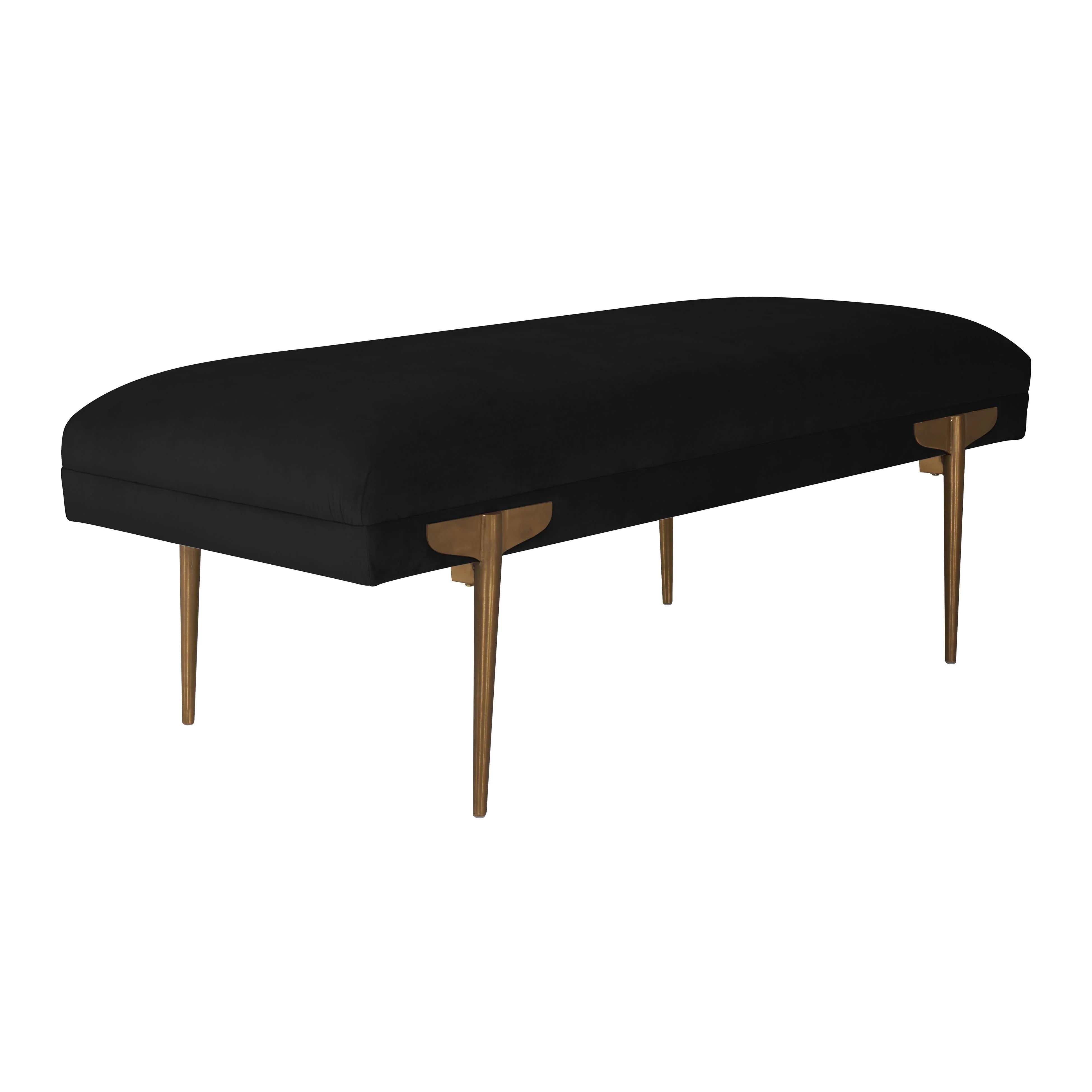 Brno Black Velvet Bench - Remutear