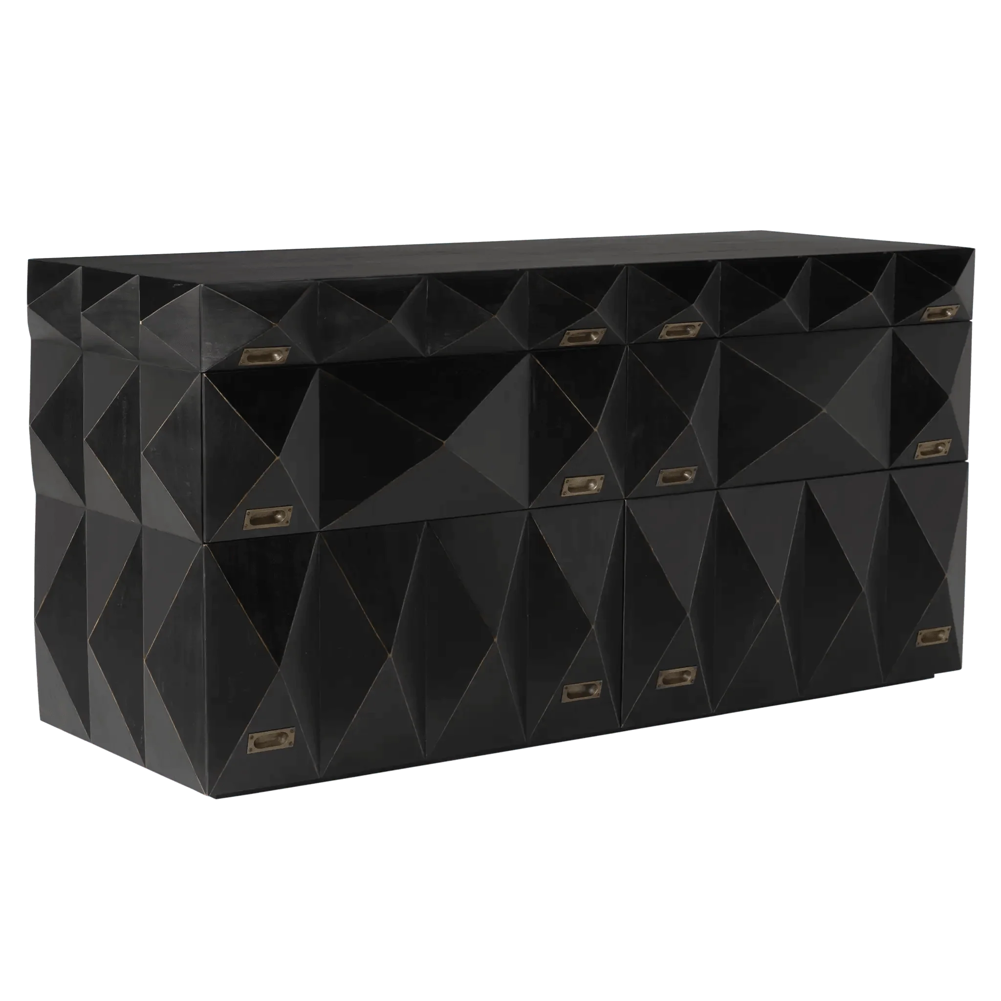 Allegra Dresser, Hand Rubbed Black - Remutear