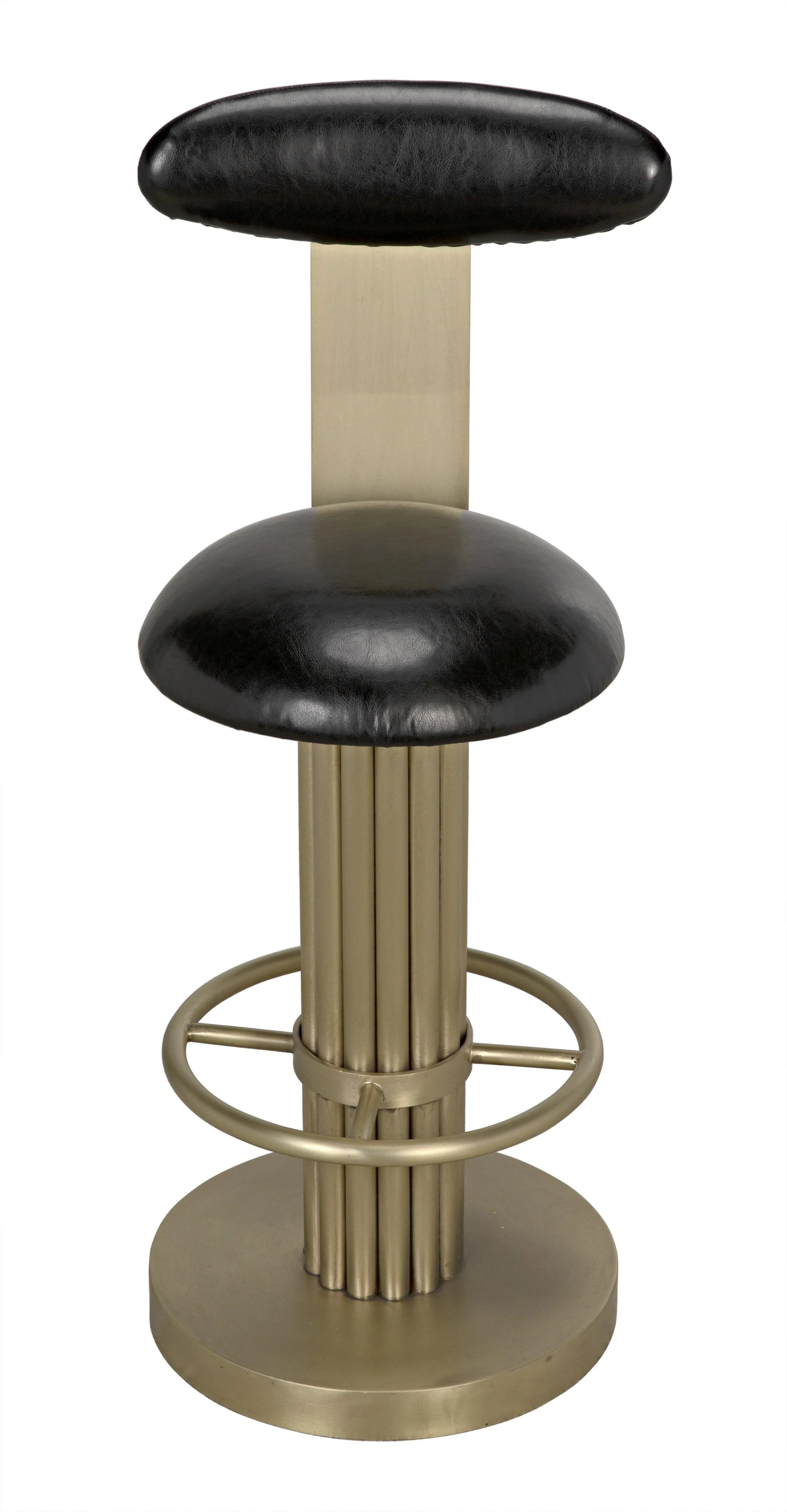 Sedes Counter Stool, Steel with Brass Finish - Remutear