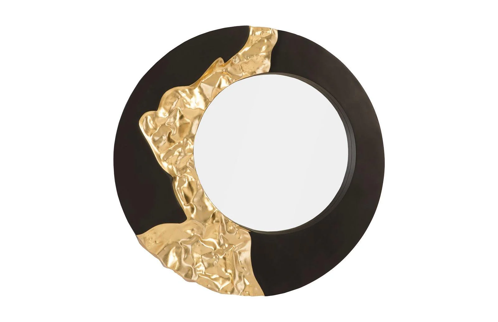 Mercury Mirror, Black, Gold Leaf - Remutear