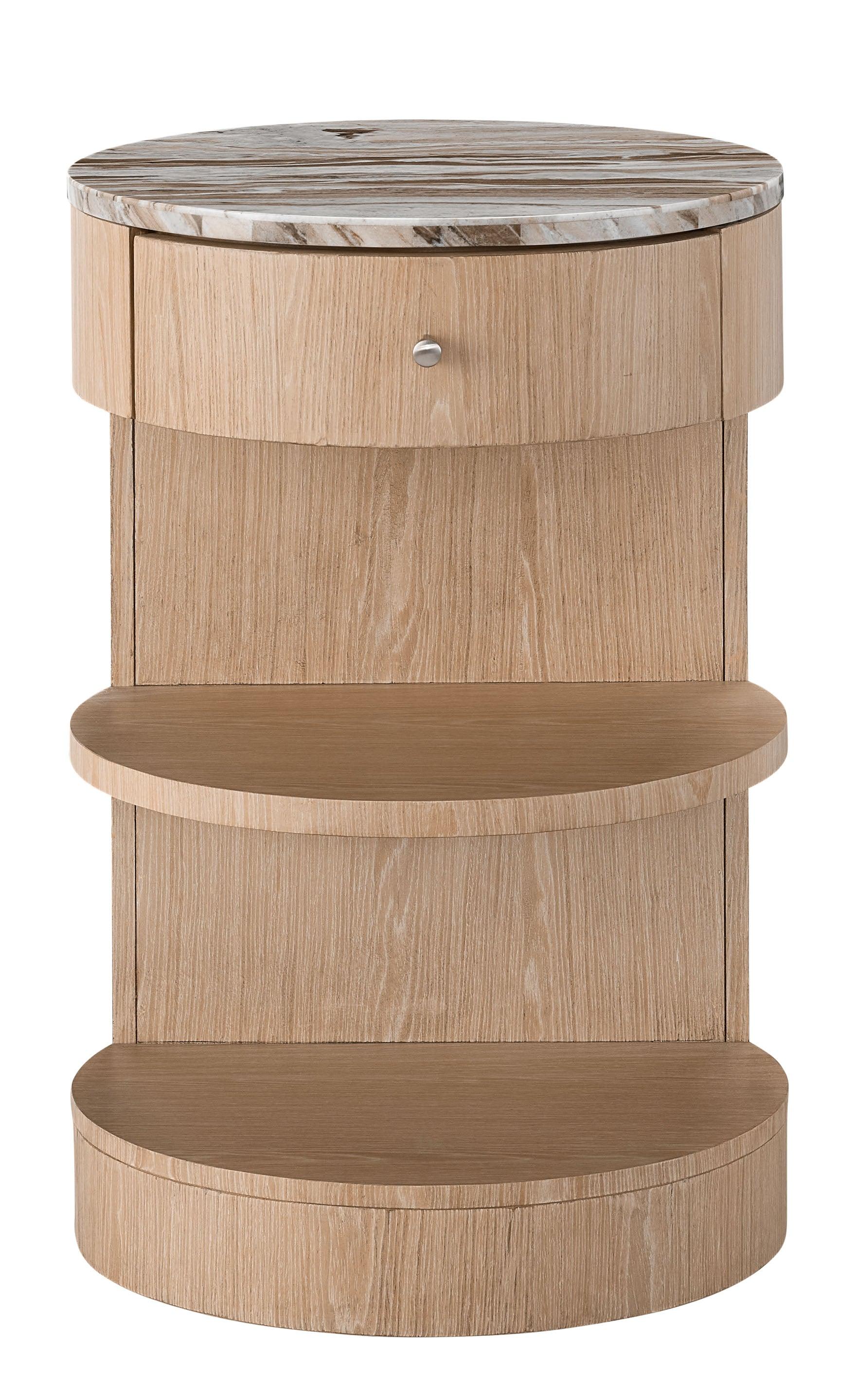 Modern Nomad Round Nighstand - Remutear