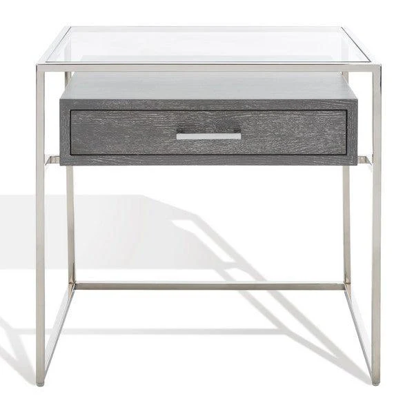 CAELAN GLASS SIDE TABLE - Remutear