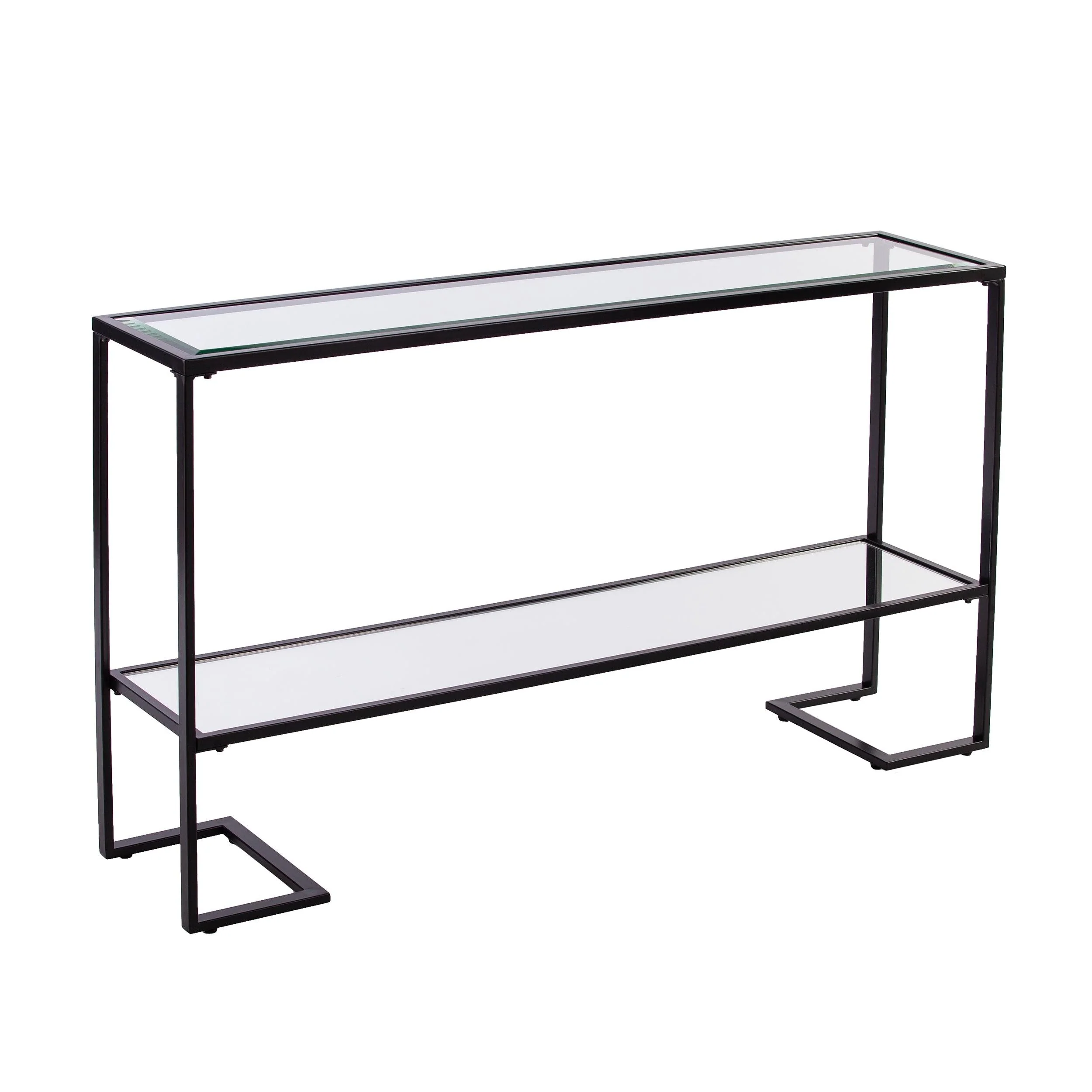Horten Glam Narrow Console Table - Black - Remutear