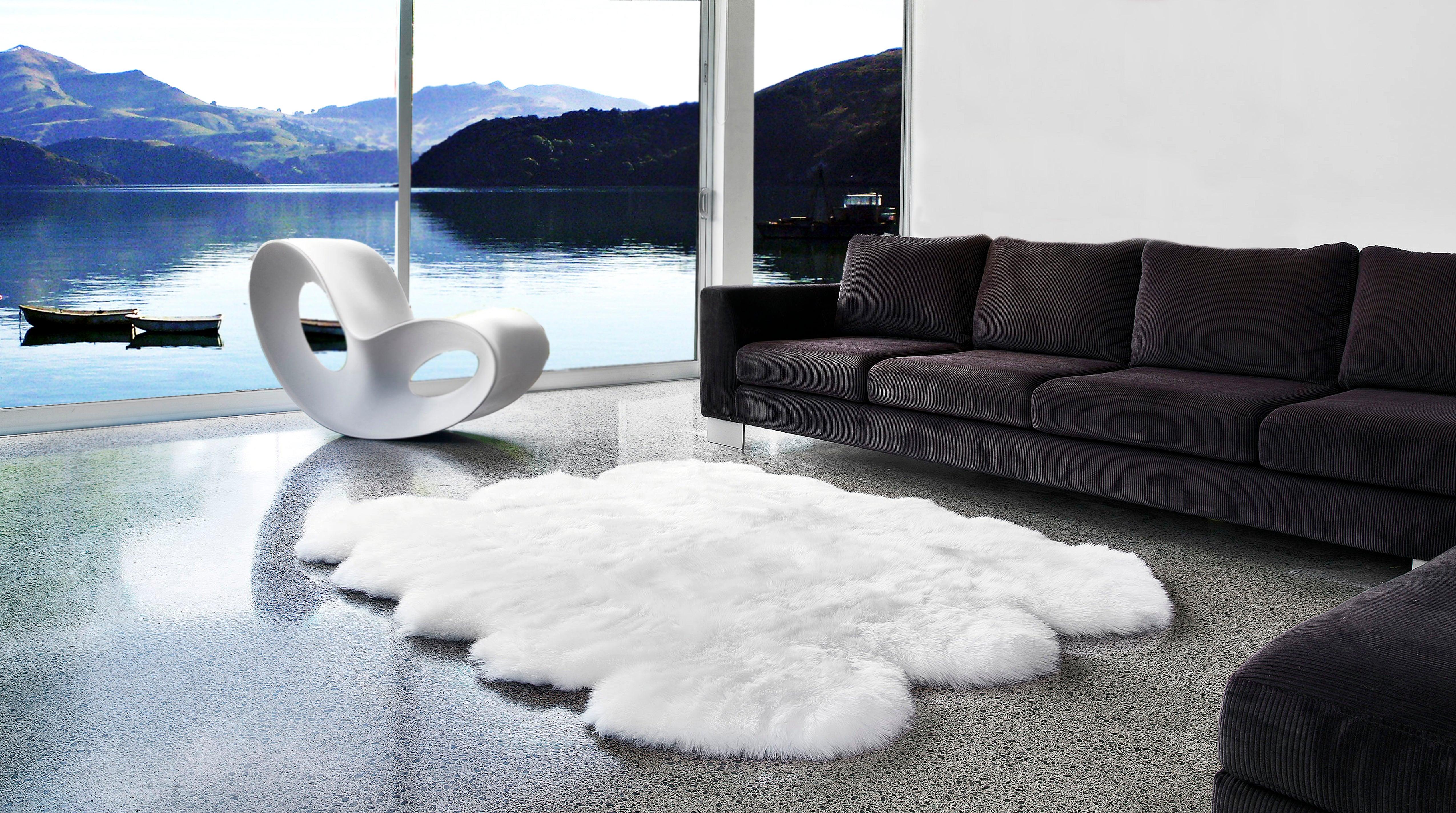 Long Wool Sheepskin Rug Sexto - Remutear