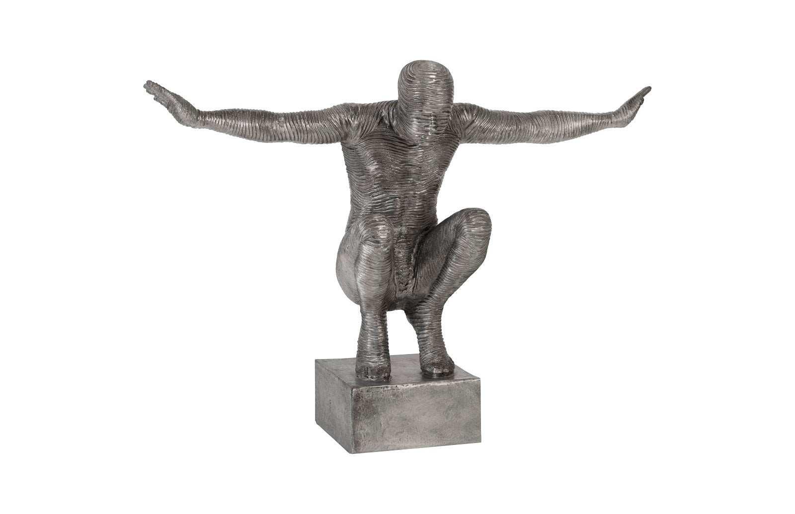 Outstretched Arms Sculpture, Aluminum, Large - Remutear