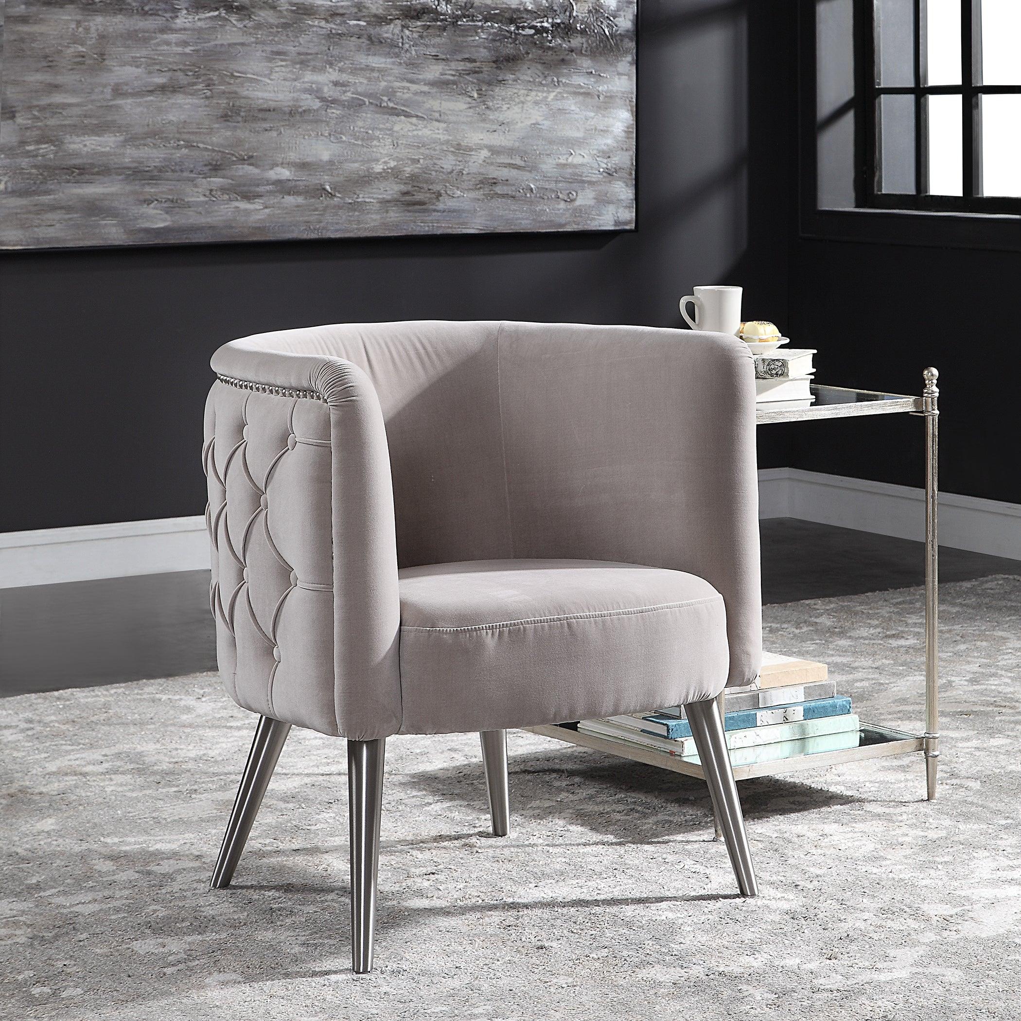 Haider Tufted Accent Chair - Remutear