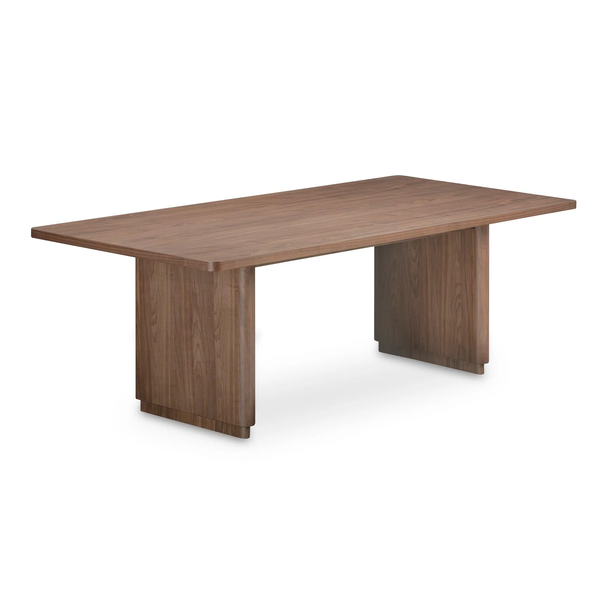Round Off Dining Table Small Walnut - Remutear