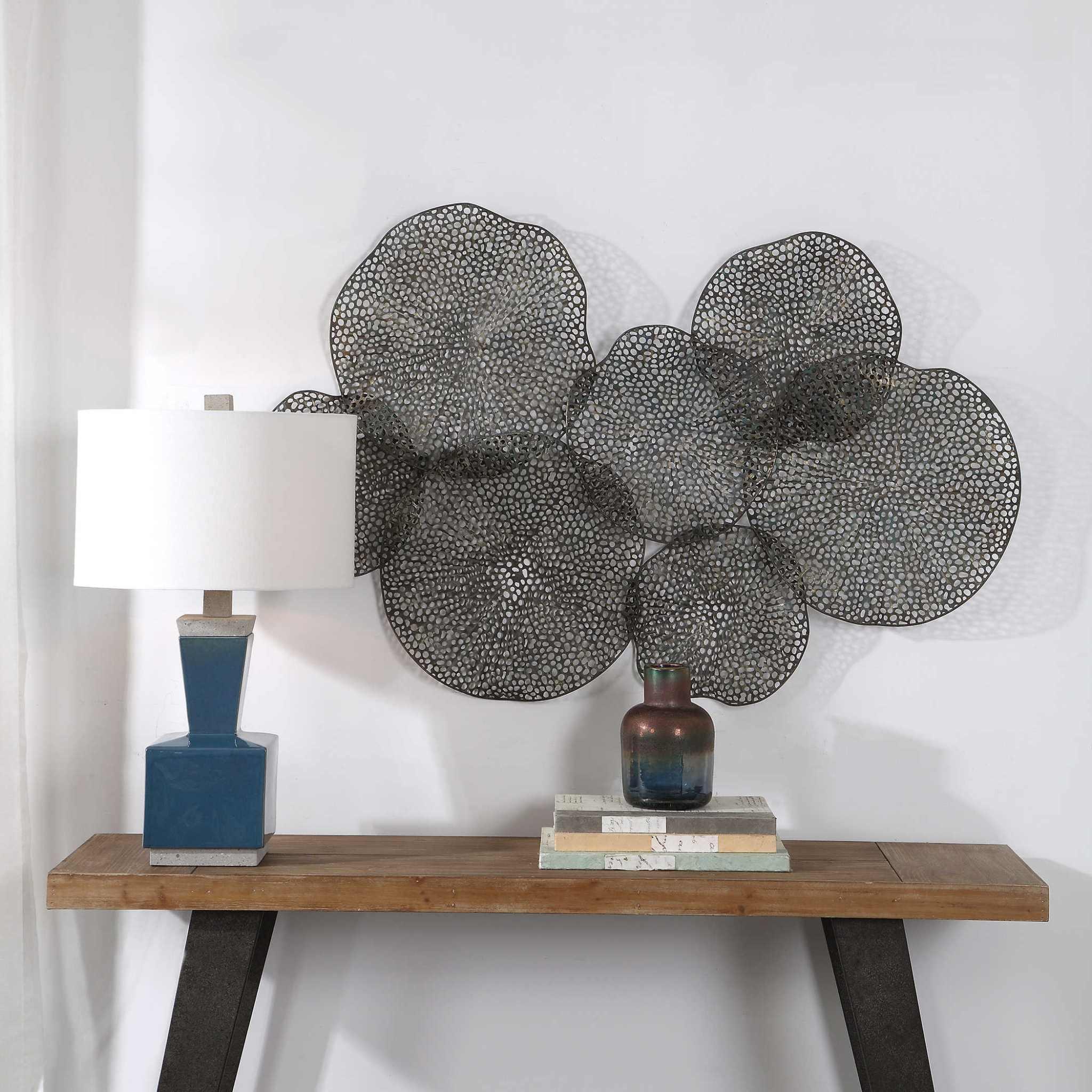 RIPLEY METAL LEAF WALL ART - Remutear