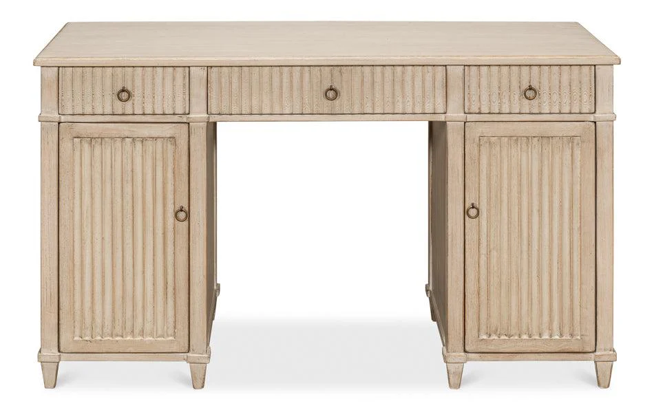 Inspire Desk - Stone Grey - Remutear
