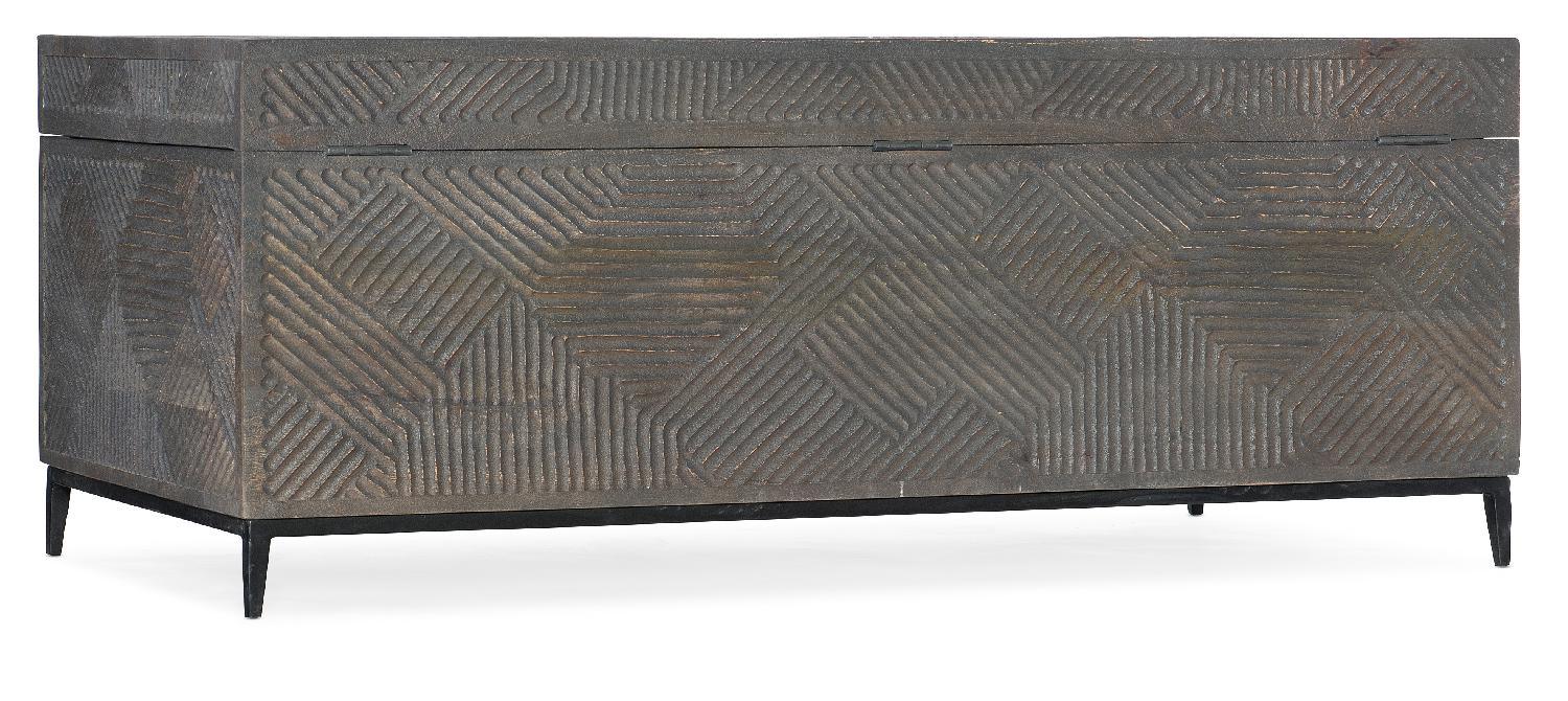 Commerce & Market Carved Chest Cocktail Table - Remutear